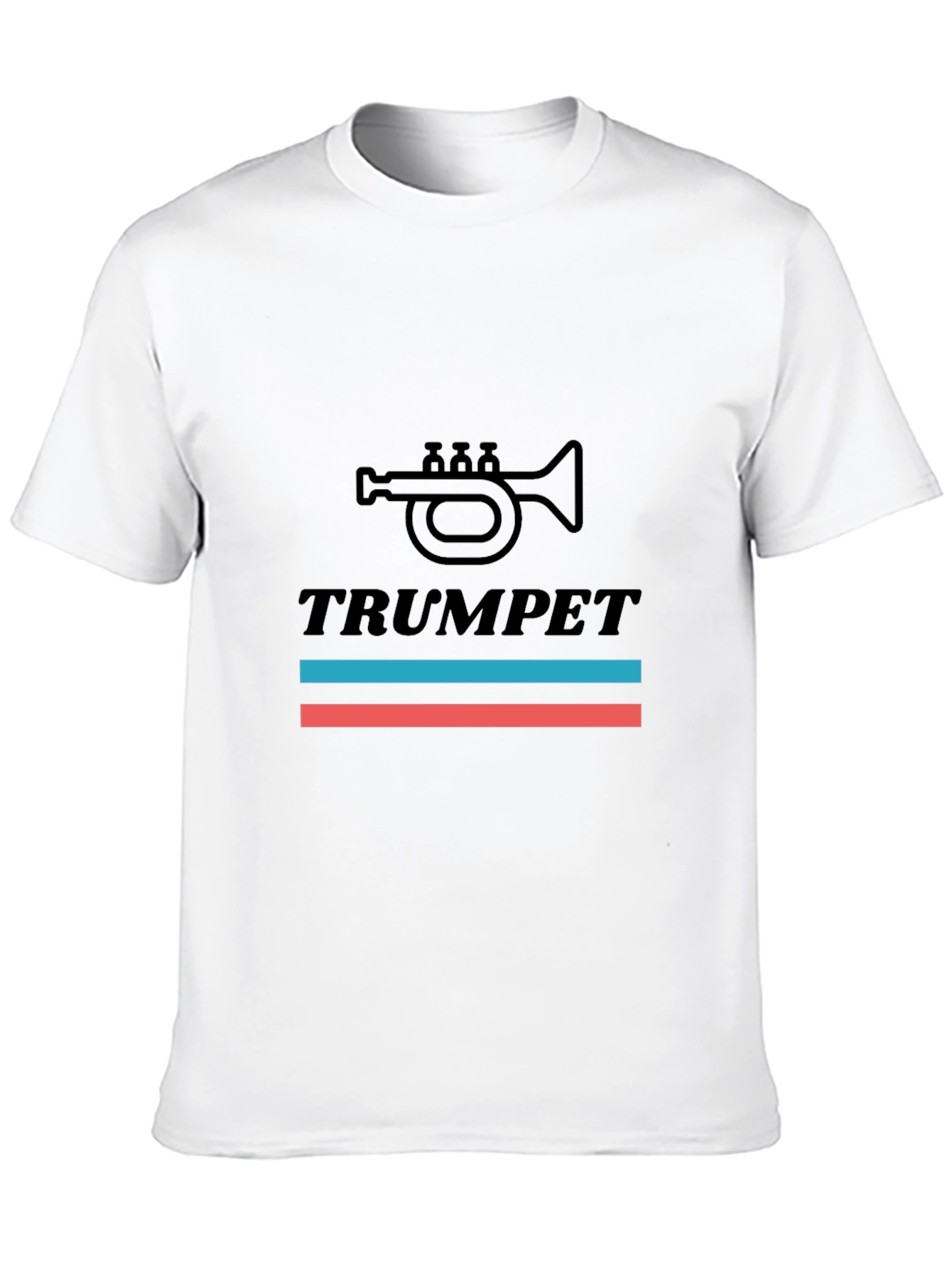 Trumpet Graphic Tee - Music Lovers T-Shirt