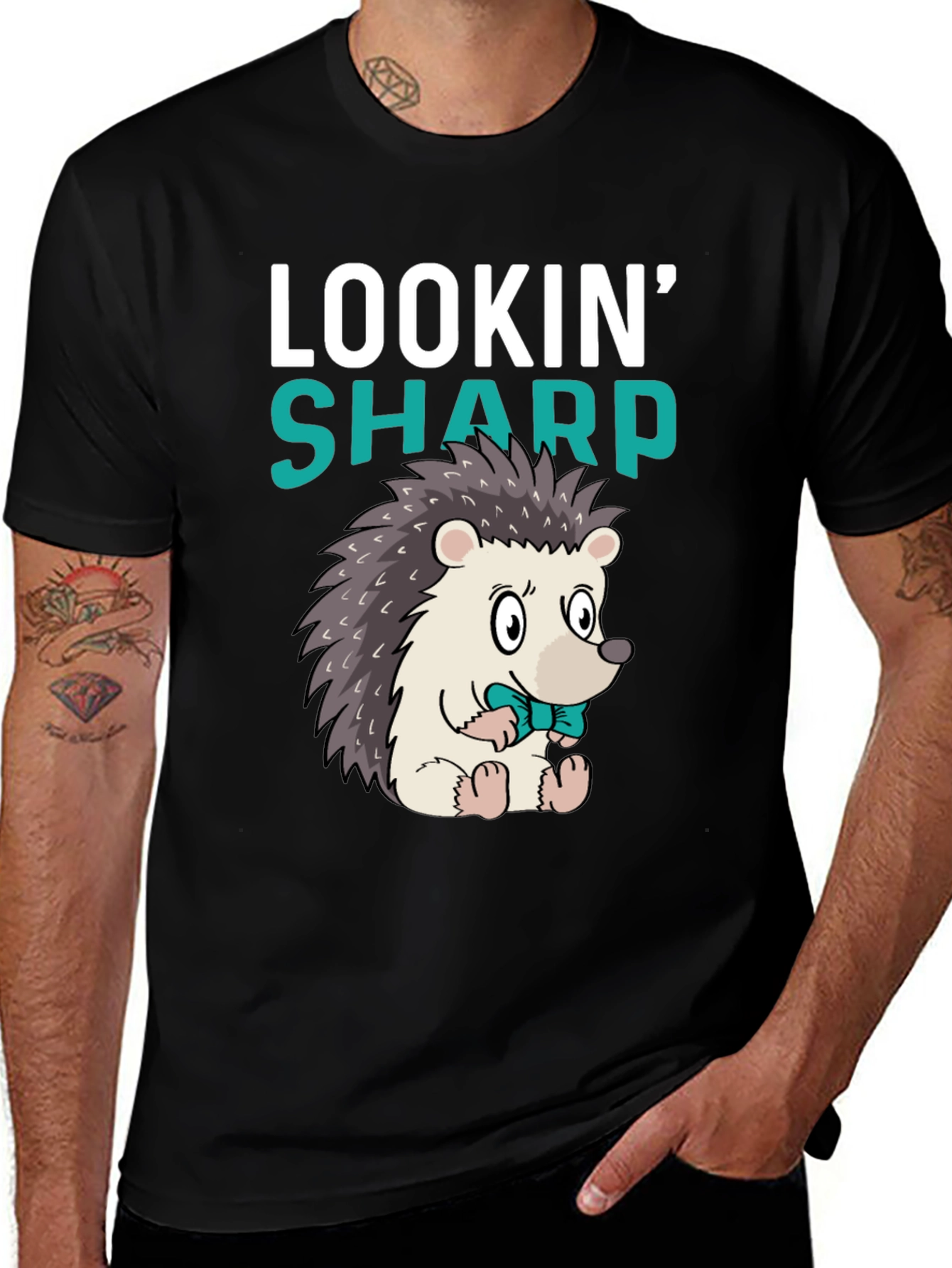 Lookin Sharp Hedgehog Graphic Tee