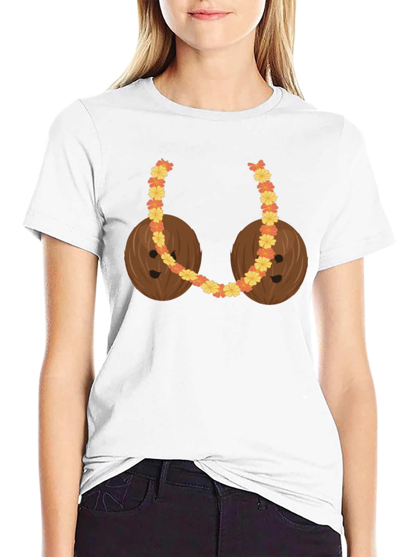 Coconut Bra T-Shirt - Funny Hawaiian Tee