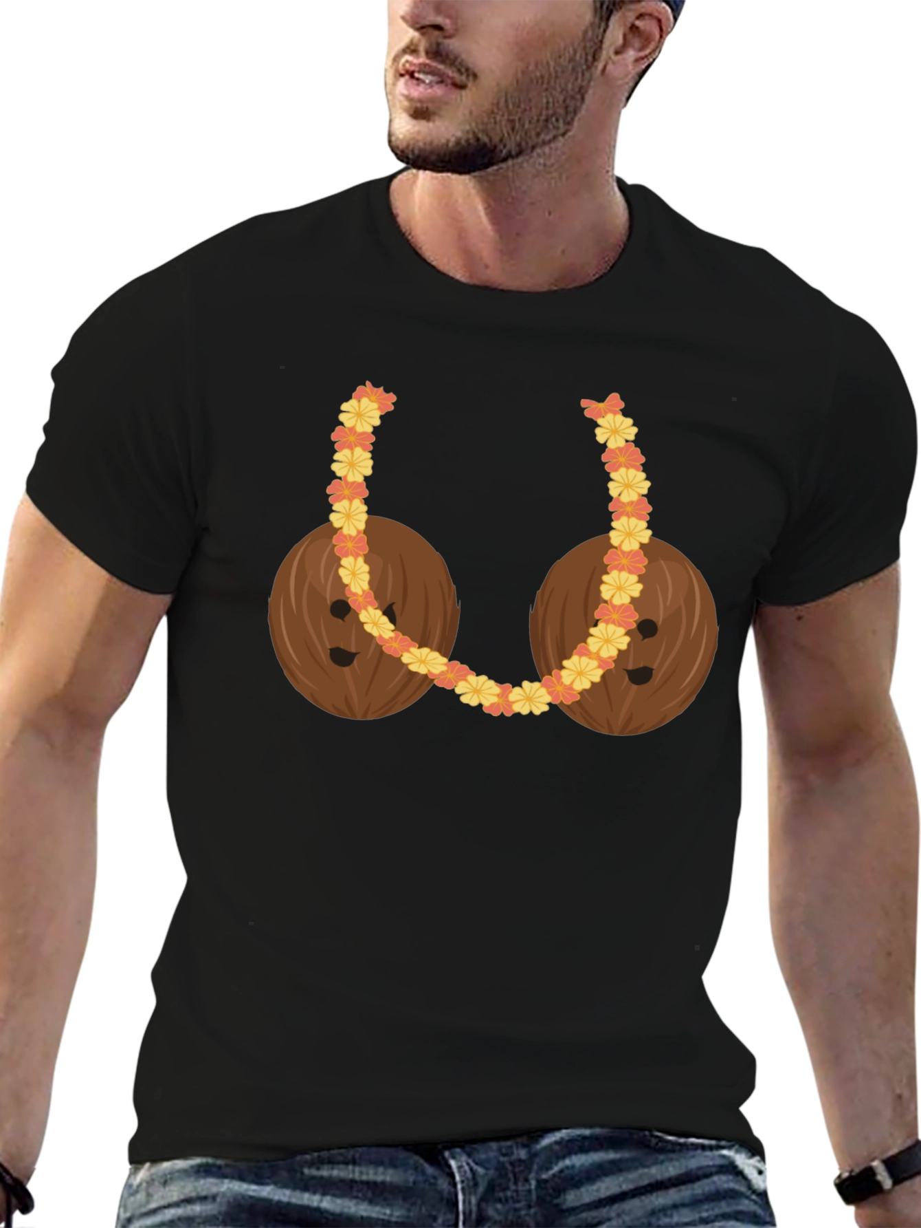 Coconut Bra T-Shirt - Funny Hawaiian Tee