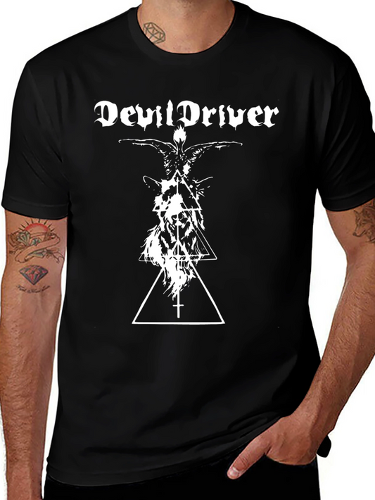 DevilDriver Graphic Print Black T-Shirt