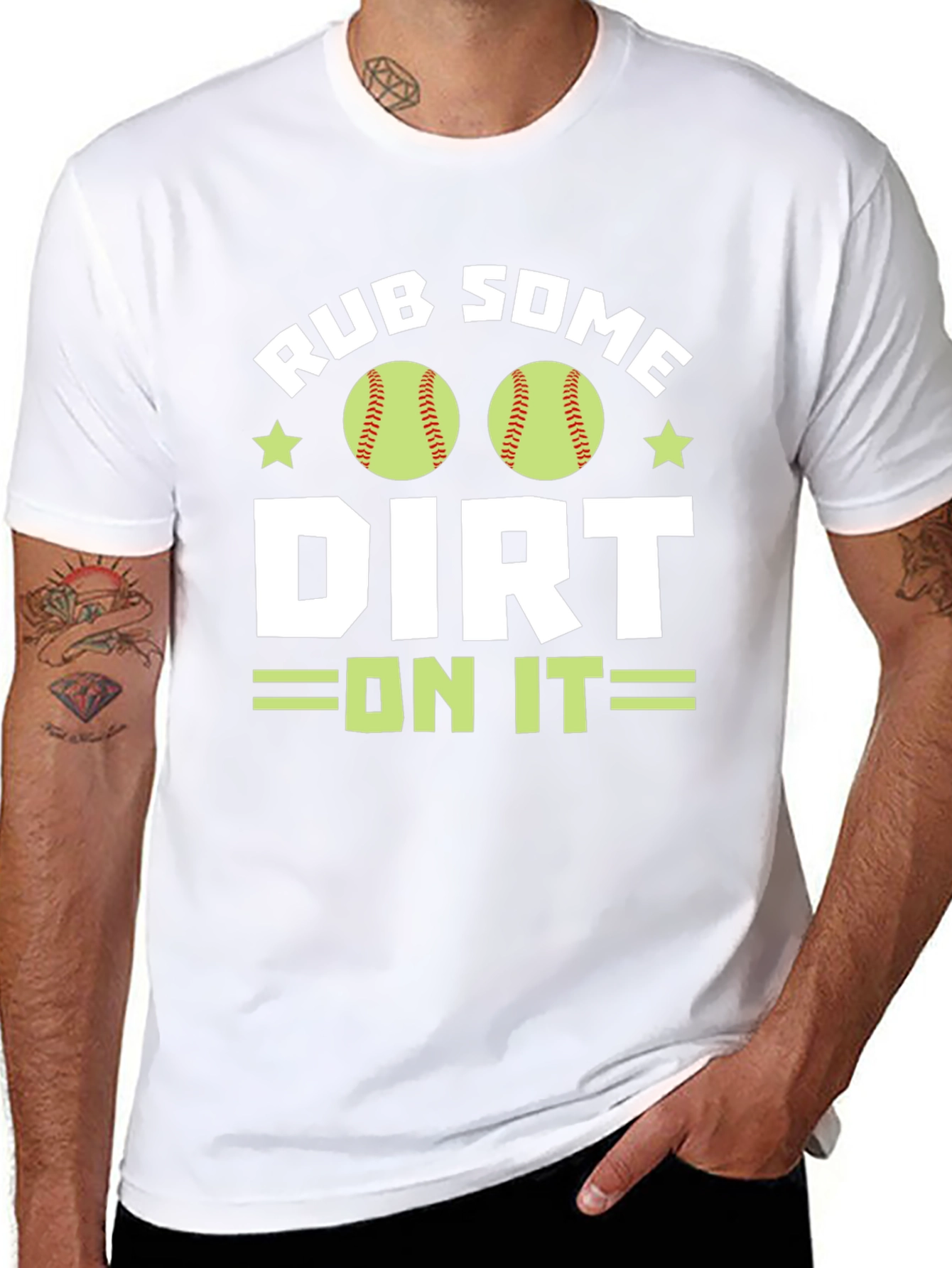 Rub Some Dirt On It T-Shirt - Baseball/Softball