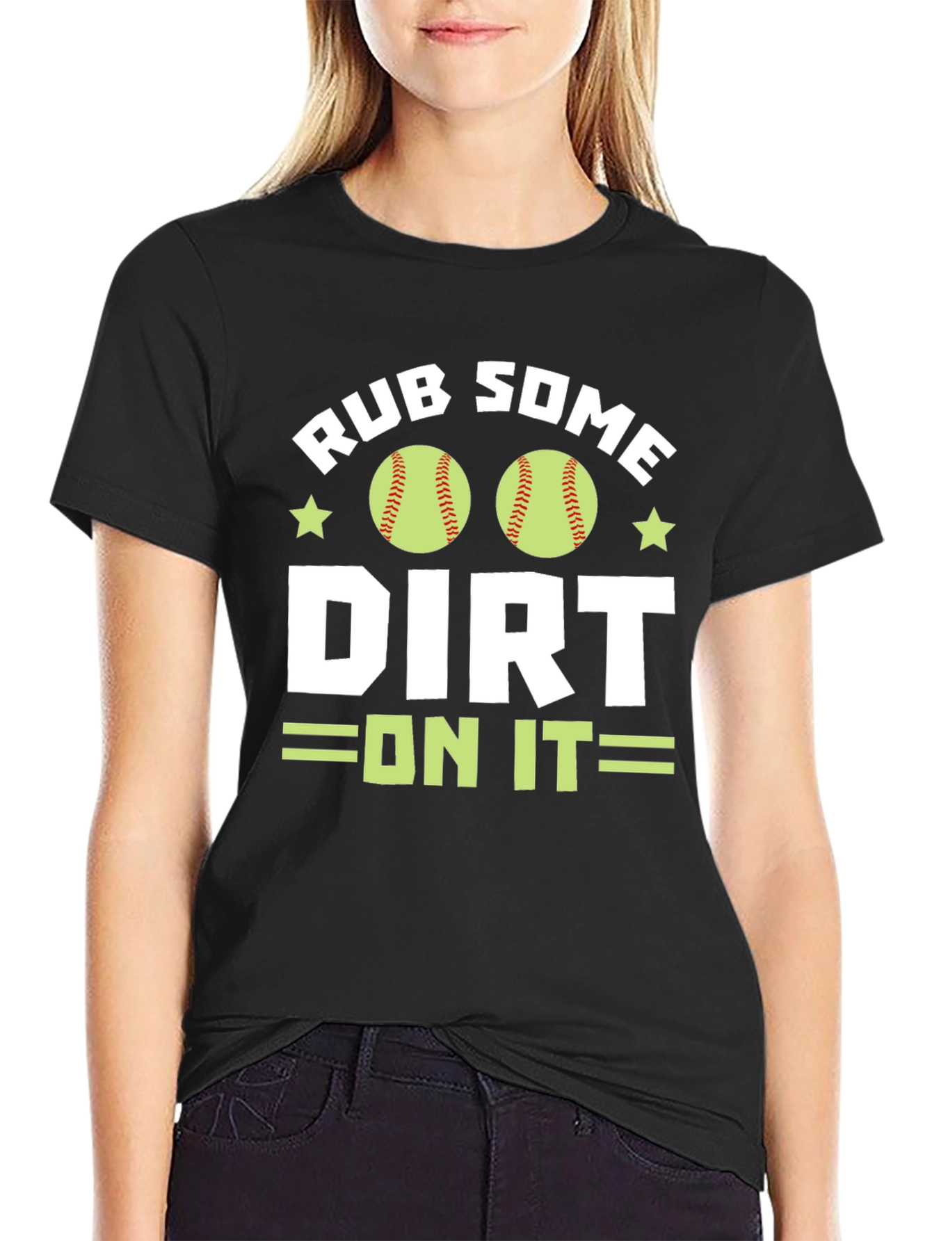 Rub Some Dirt On It T-Shirt - Baseball/Softball