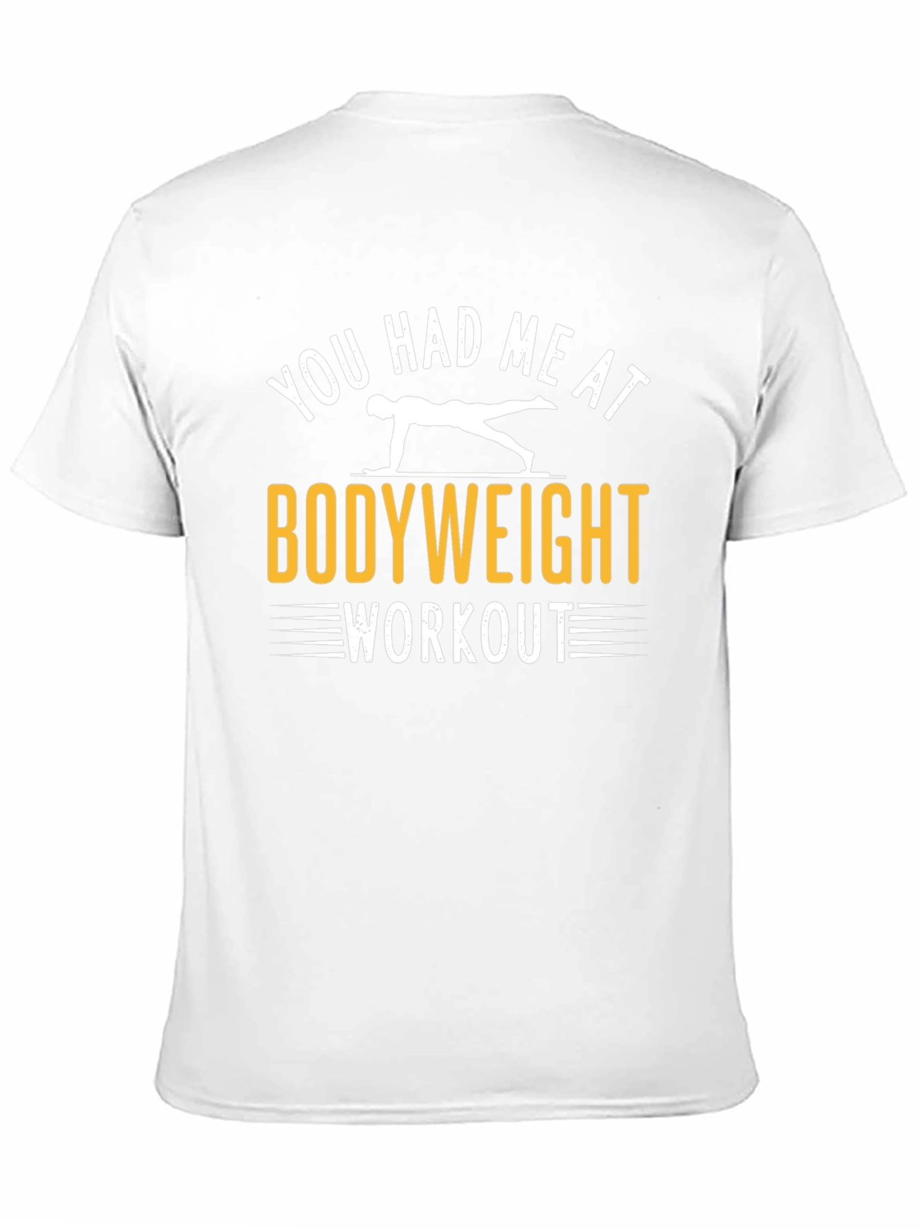 Bodyweight Workout Graphic Tee - Fitness Motivation