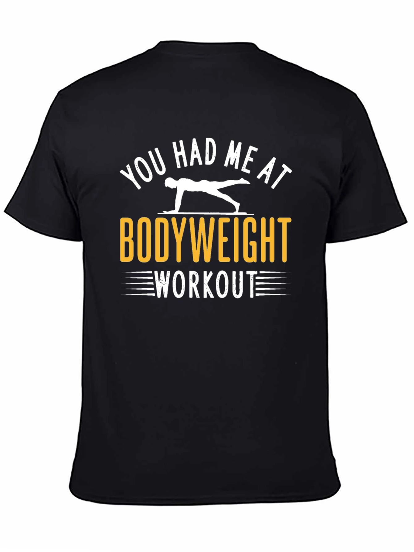 Bodyweight Workout Graphic Tee - Fitness Motivation