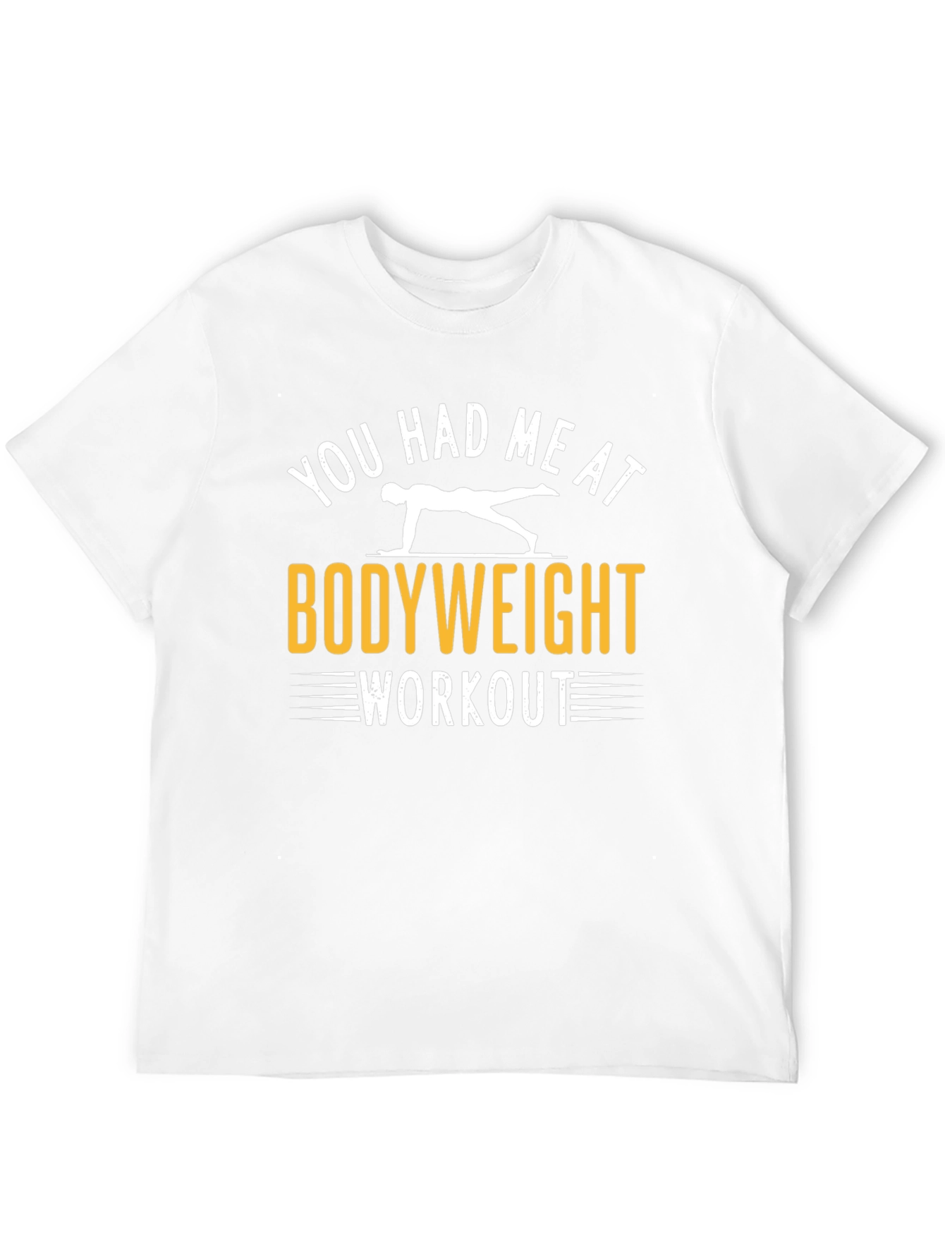 Bodyweight Workout Graphic Tee - Fitness Motivation