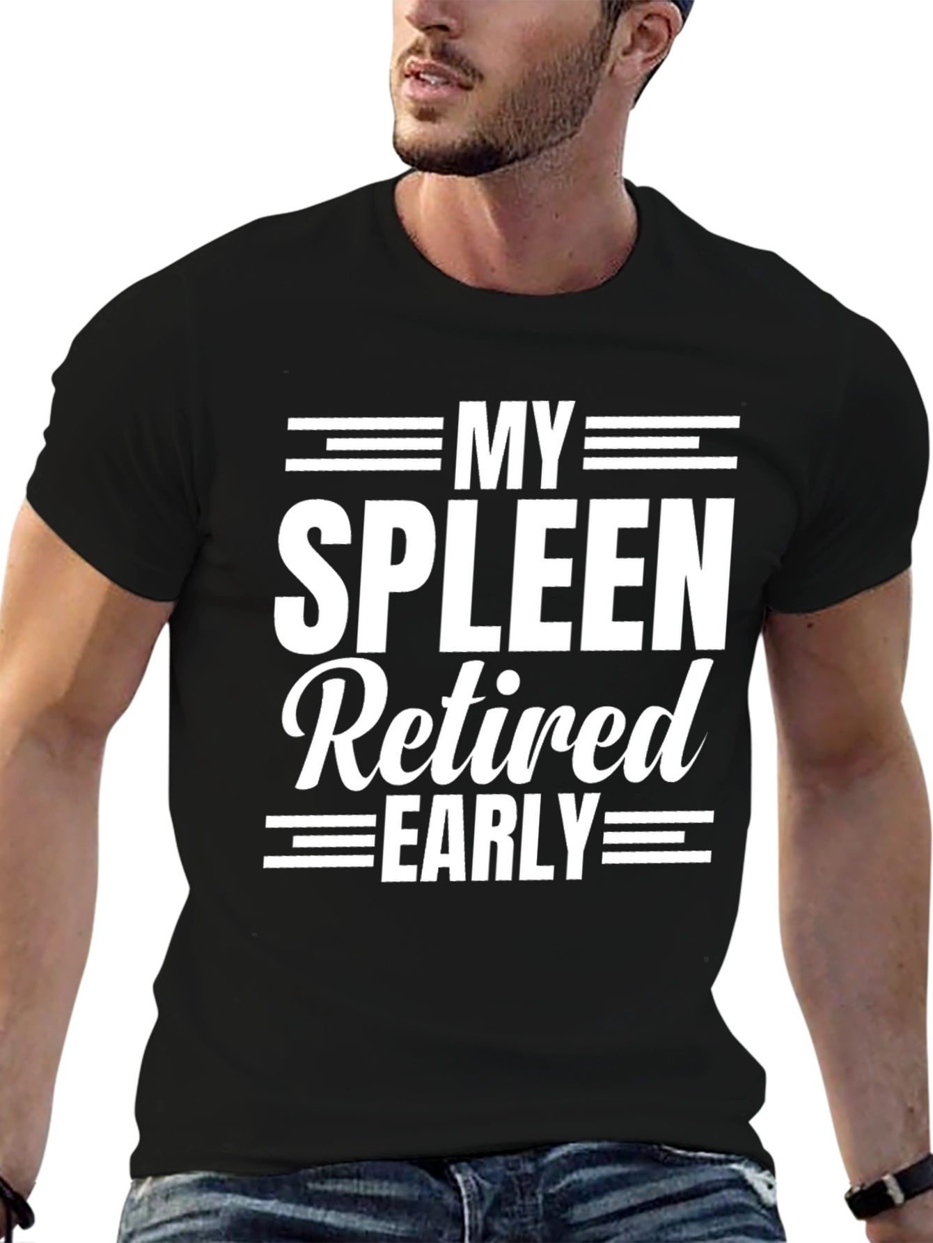 My Spleen Retired Early Funny T-Shirt