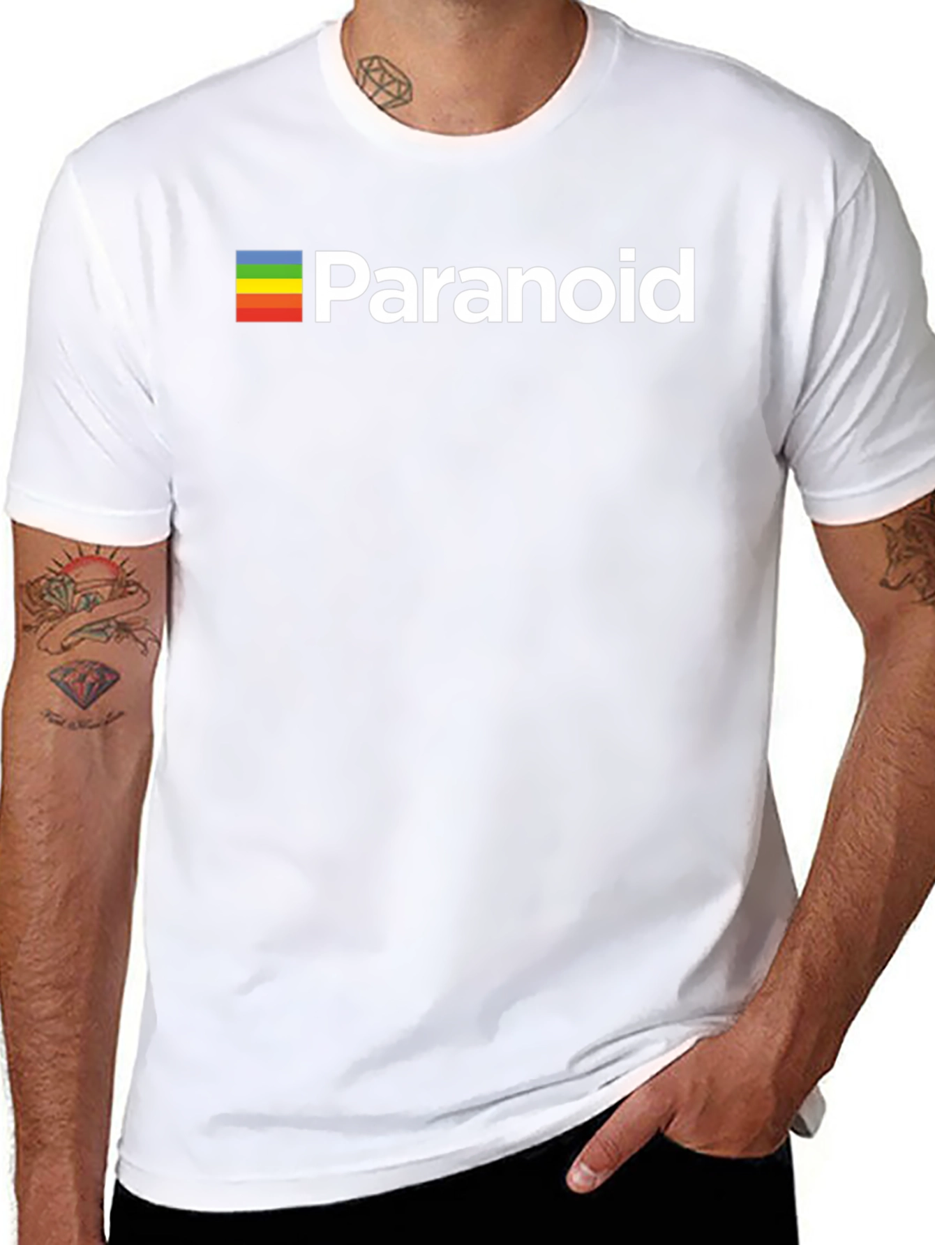 Paranoid Graphic Tee - Retro Inspired