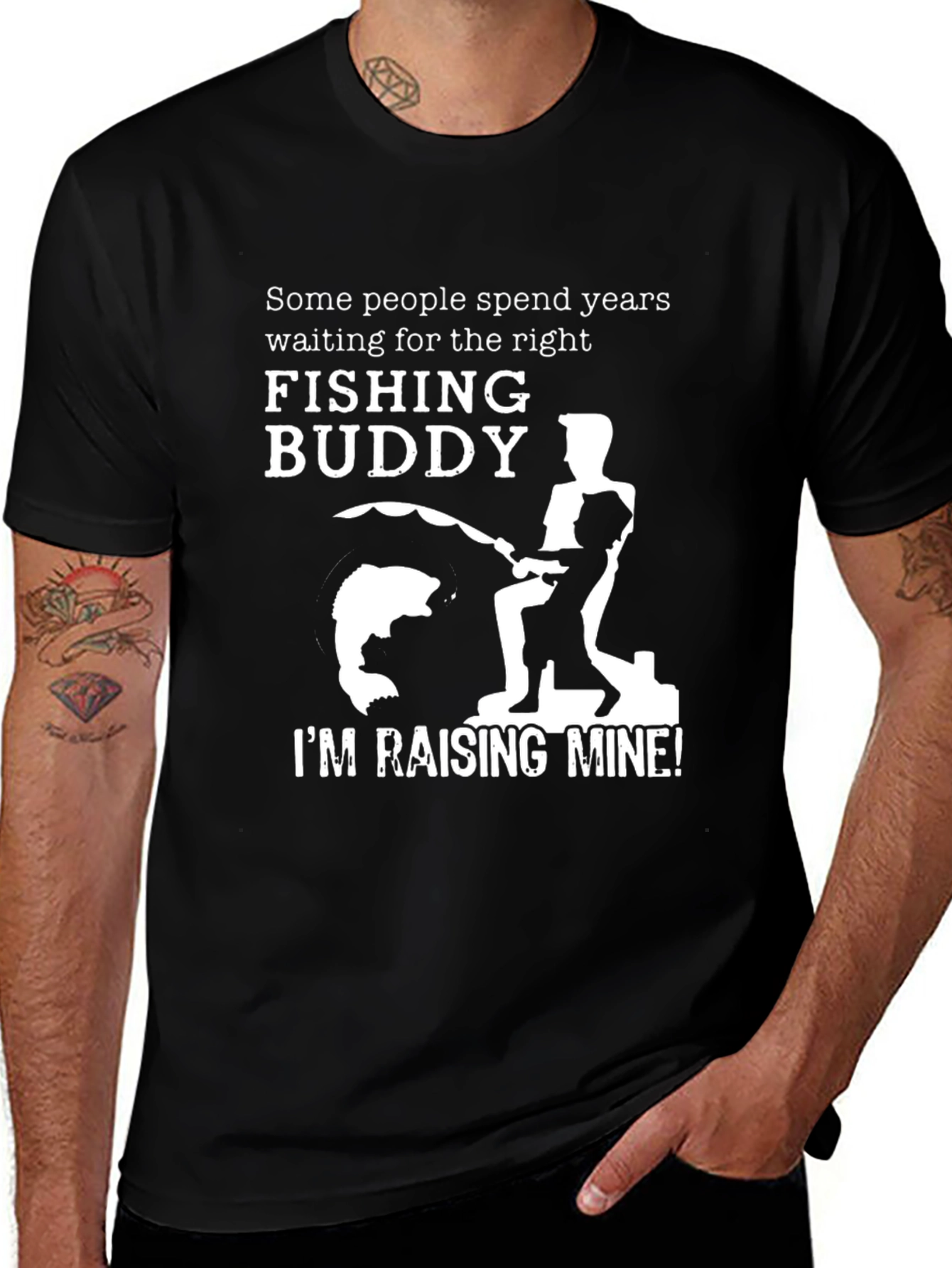 Fishing Buddy T-Shirt - Im Raising Mine
