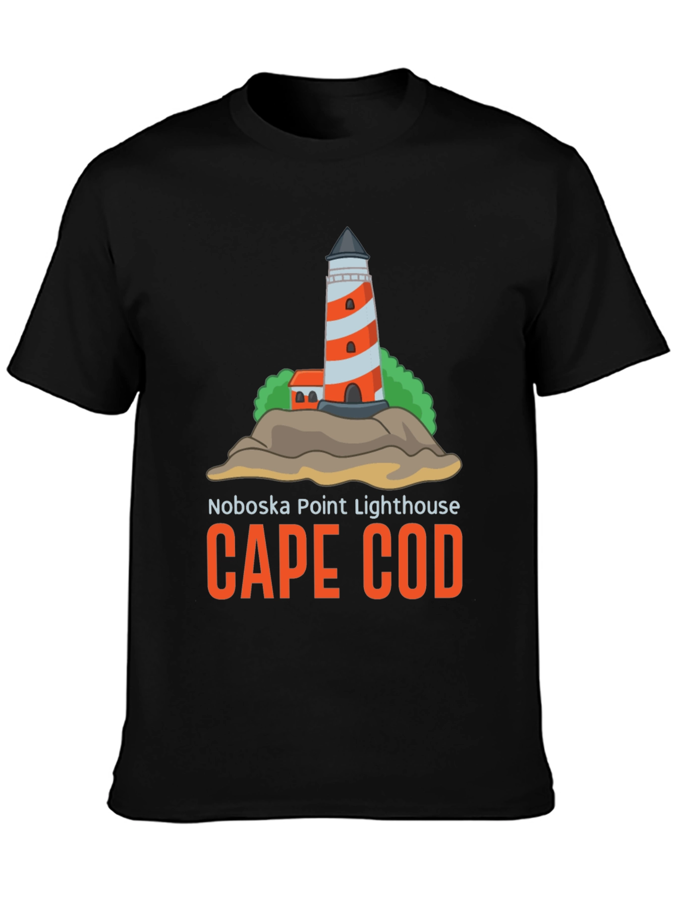Cape Cod Noboska Point Lighthouse T-Shirt