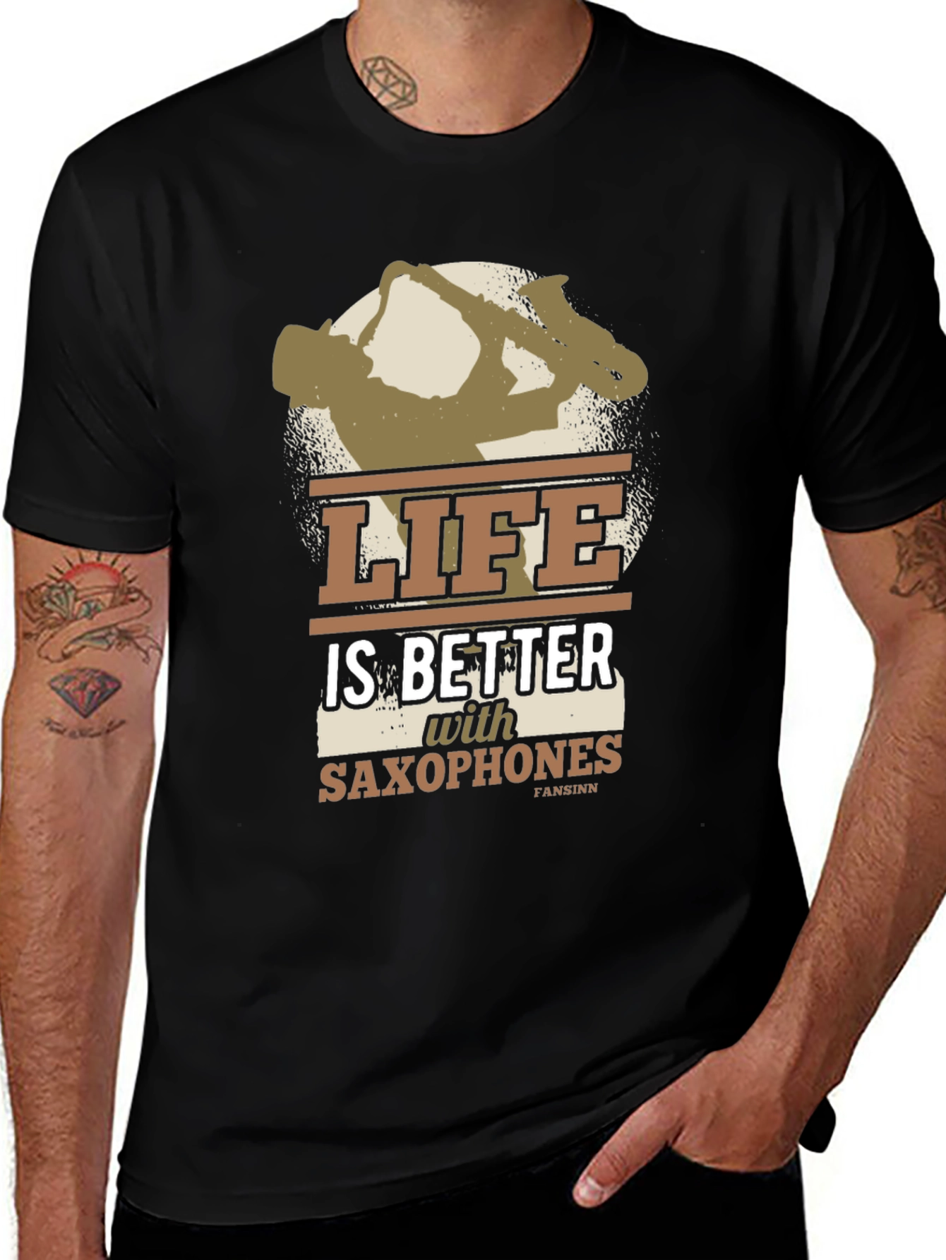 Life is Better with Saxophones T-Shirt