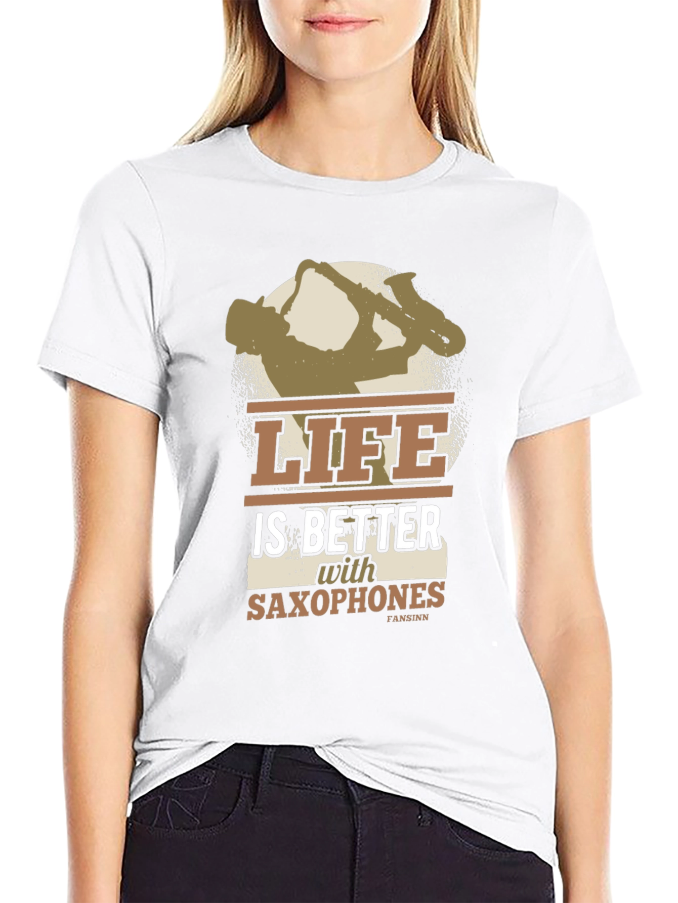 Life is Better with Saxophones T-Shirt