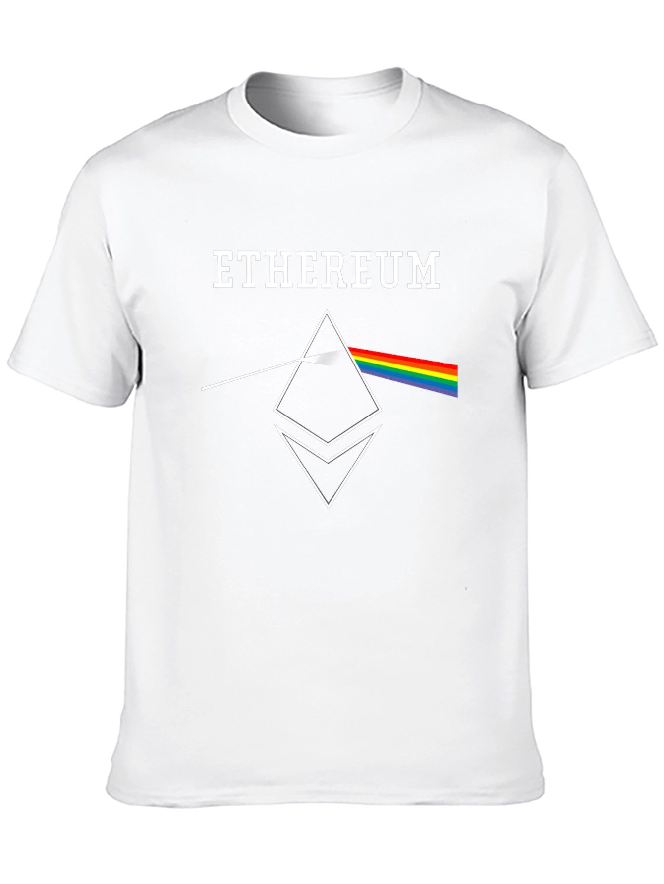 Ethereum Prism T-Shirt - Dark Side Crypto Tee