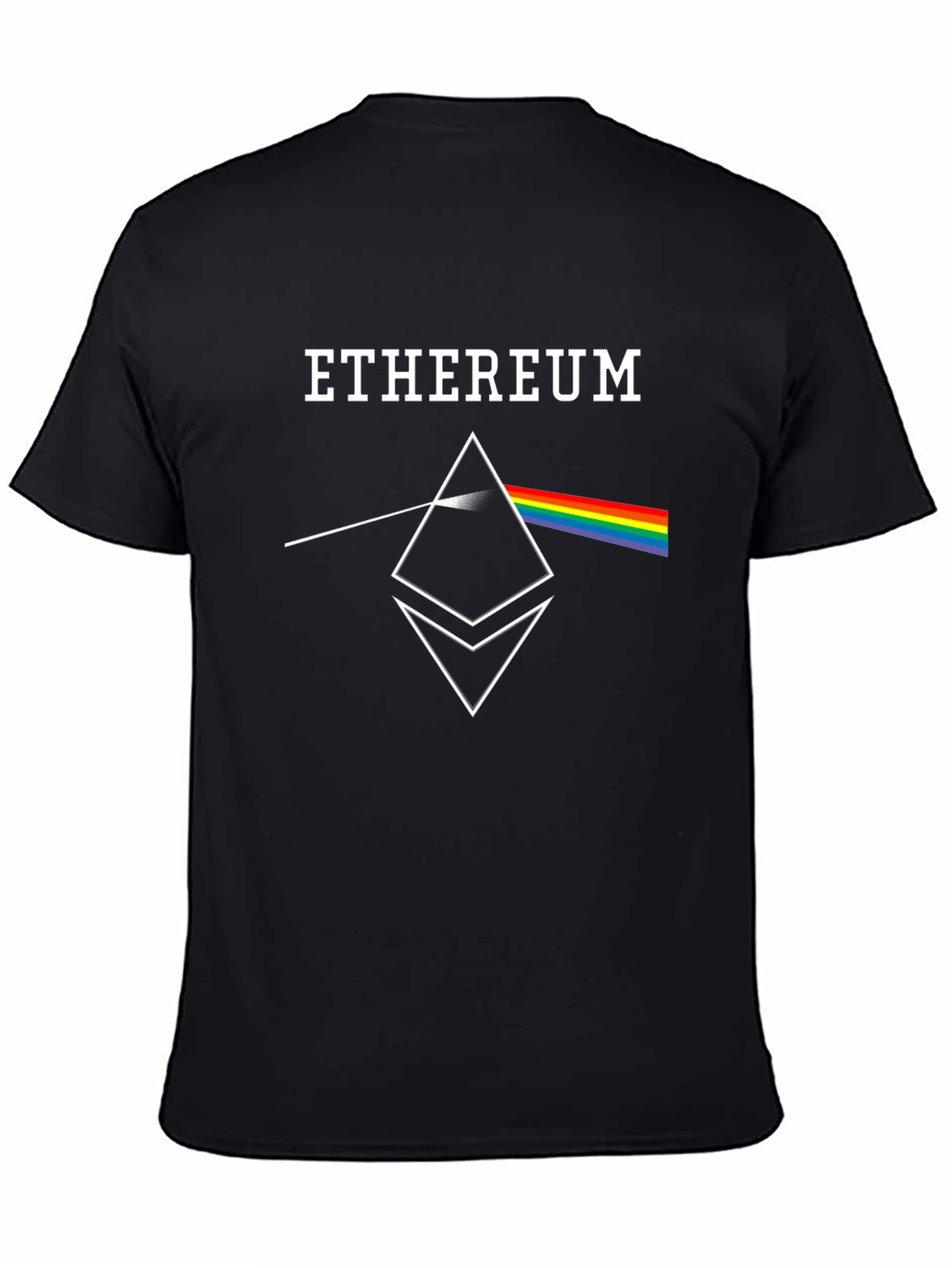 Ethereum Prism T-Shirt - Dark Side Crypto Tee