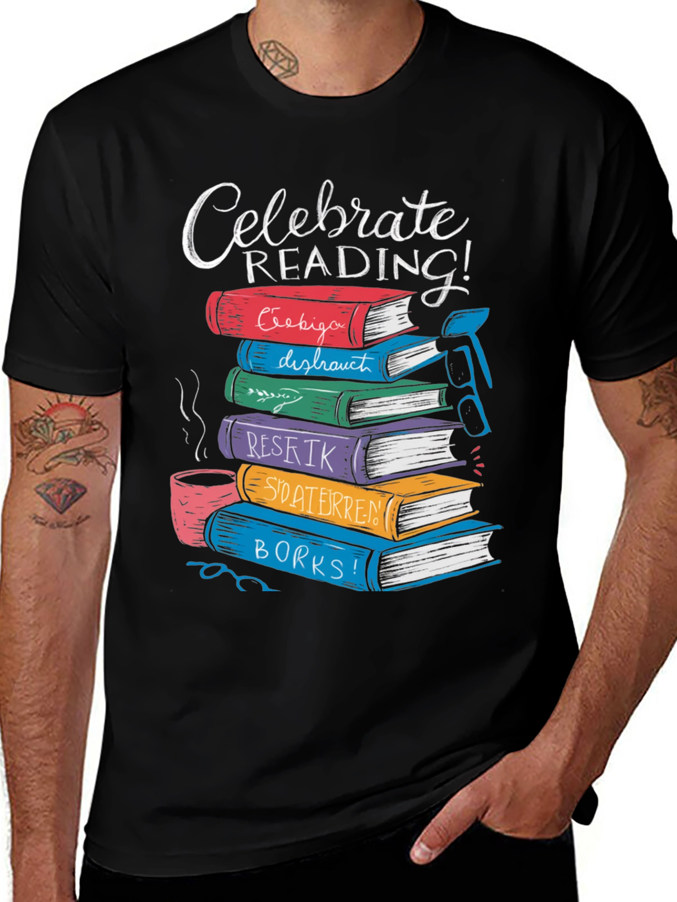 Celebrate Reading T-Shirt - Book Lover Tee