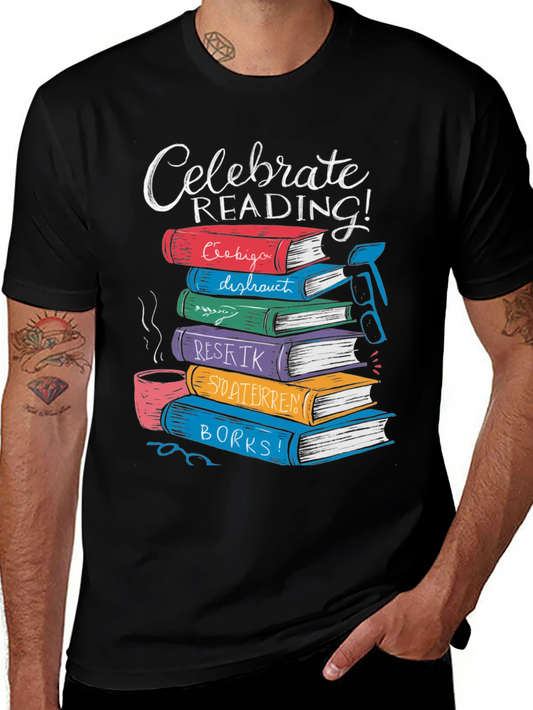 Celebrate Reading T-Shirt - Book Lover Tee