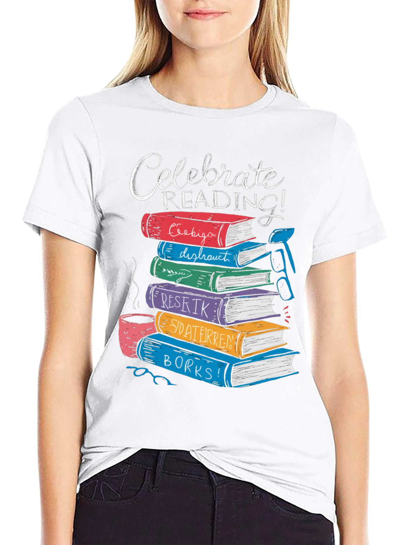 Celebrate Reading T-Shirt - Book Lover Tee