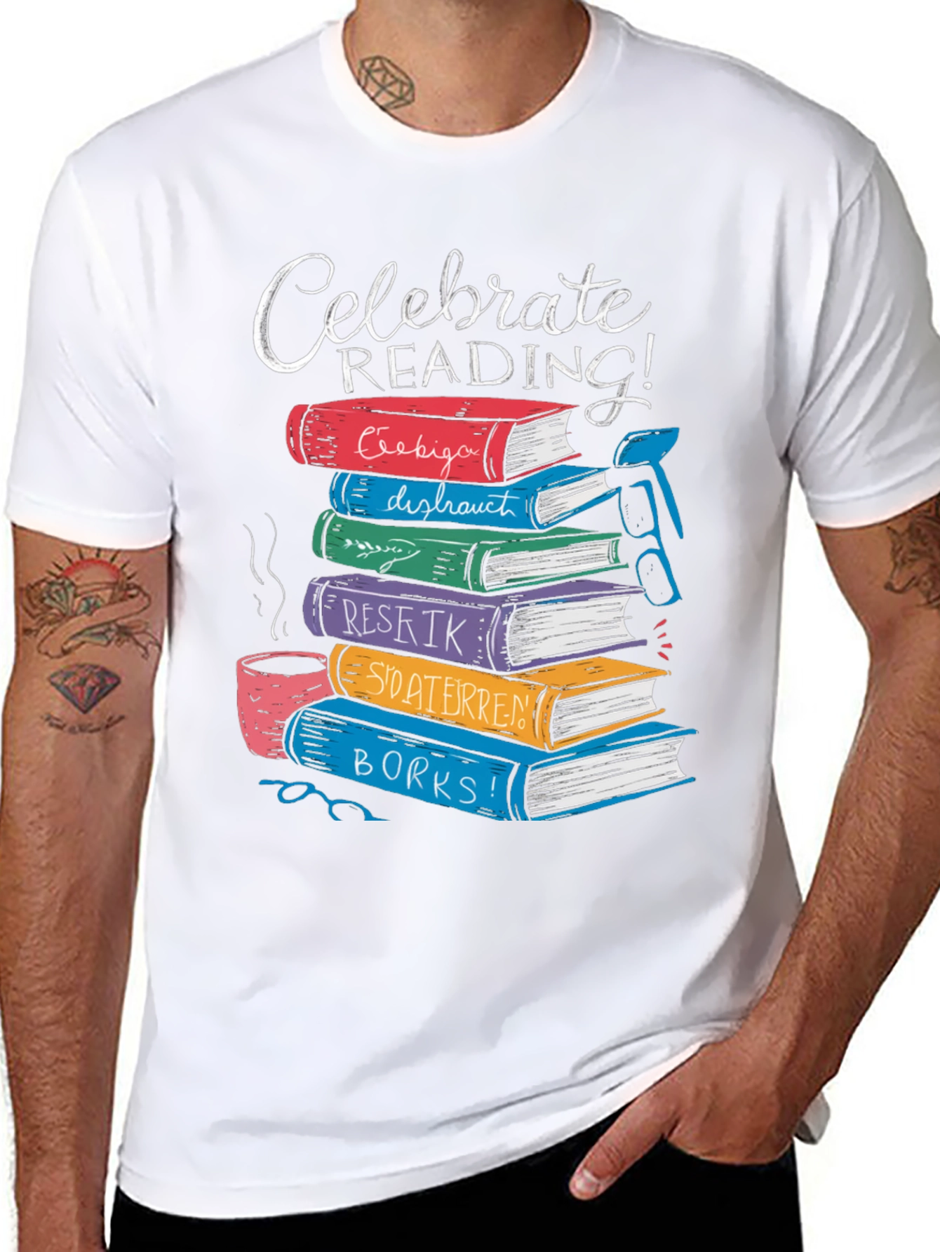 Celebrate Reading T-Shirt - Book Lover Tee