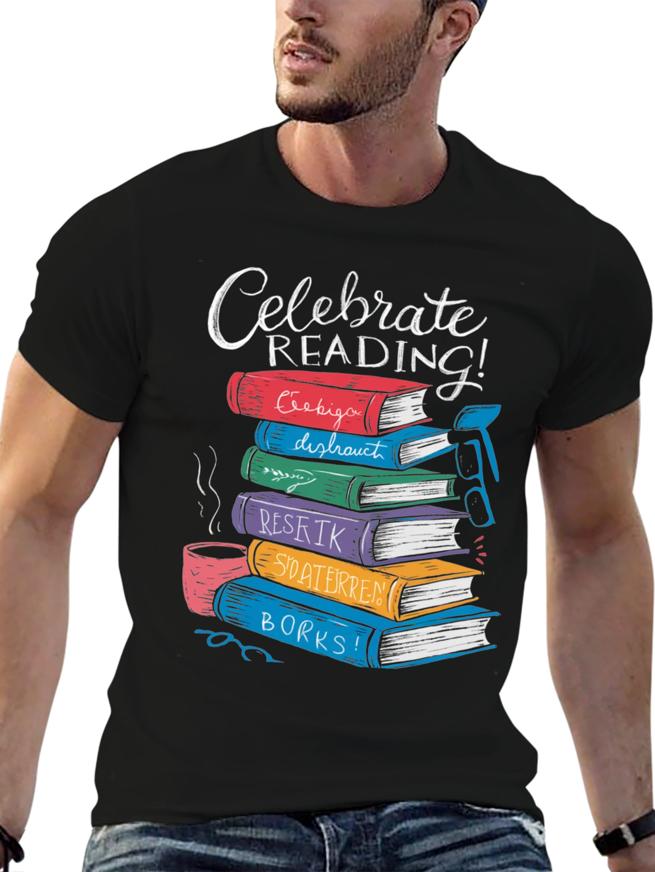 Celebrate Reading T-Shirt - Book Lover Tee