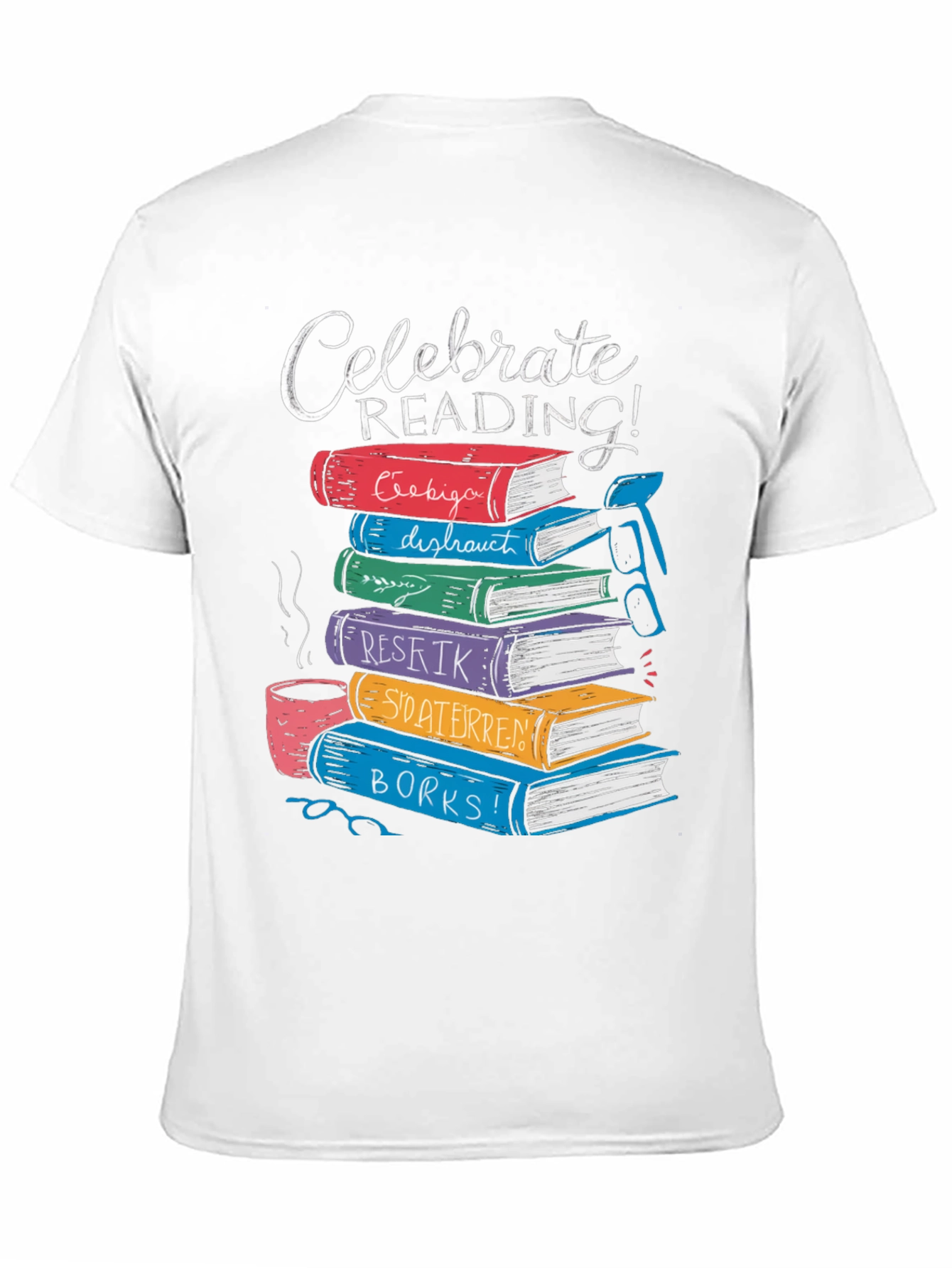 Celebrate Reading T-Shirt - Book Lover Tee