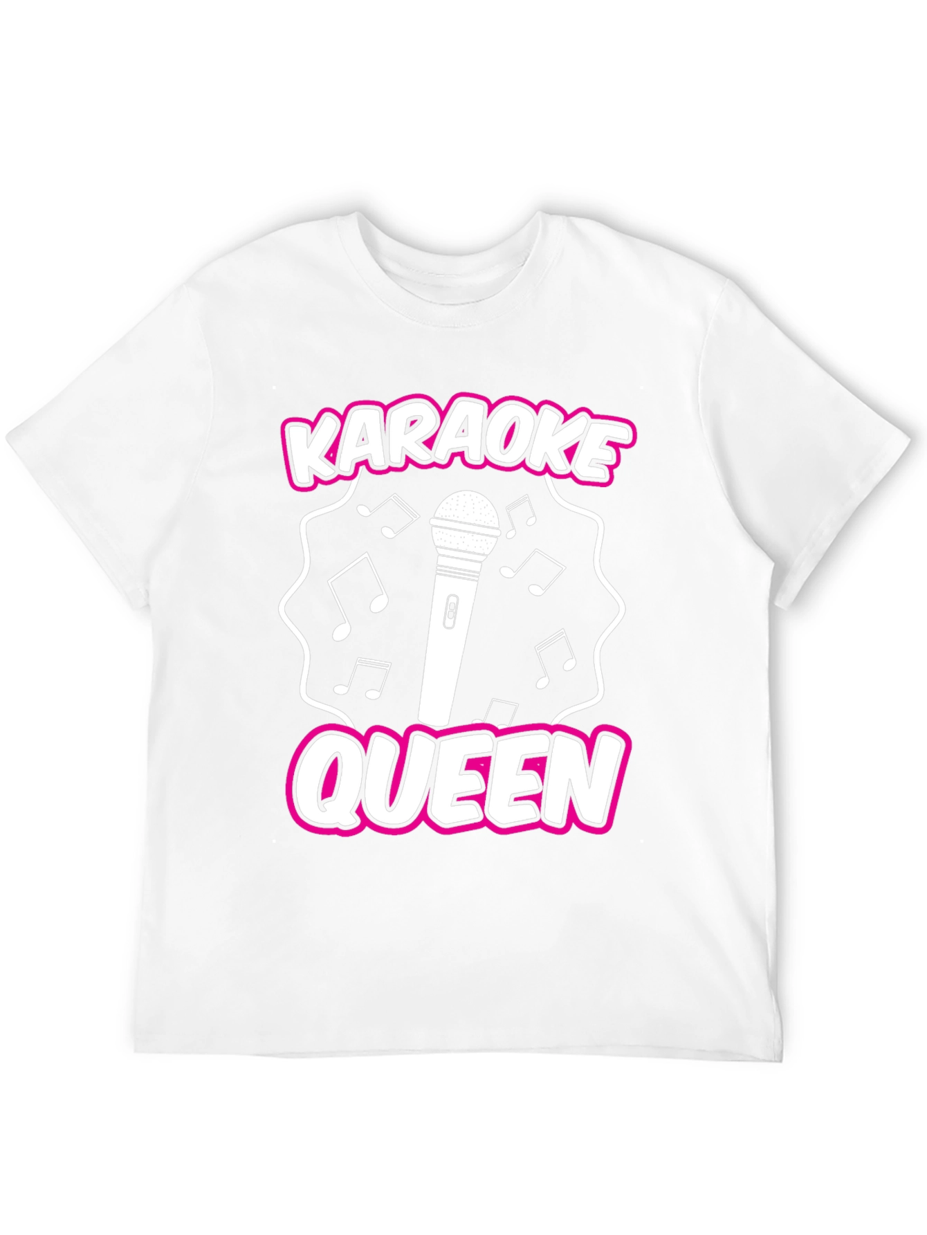 Karaoke Queen Graphic T-Shirt - Music Lover Tee
