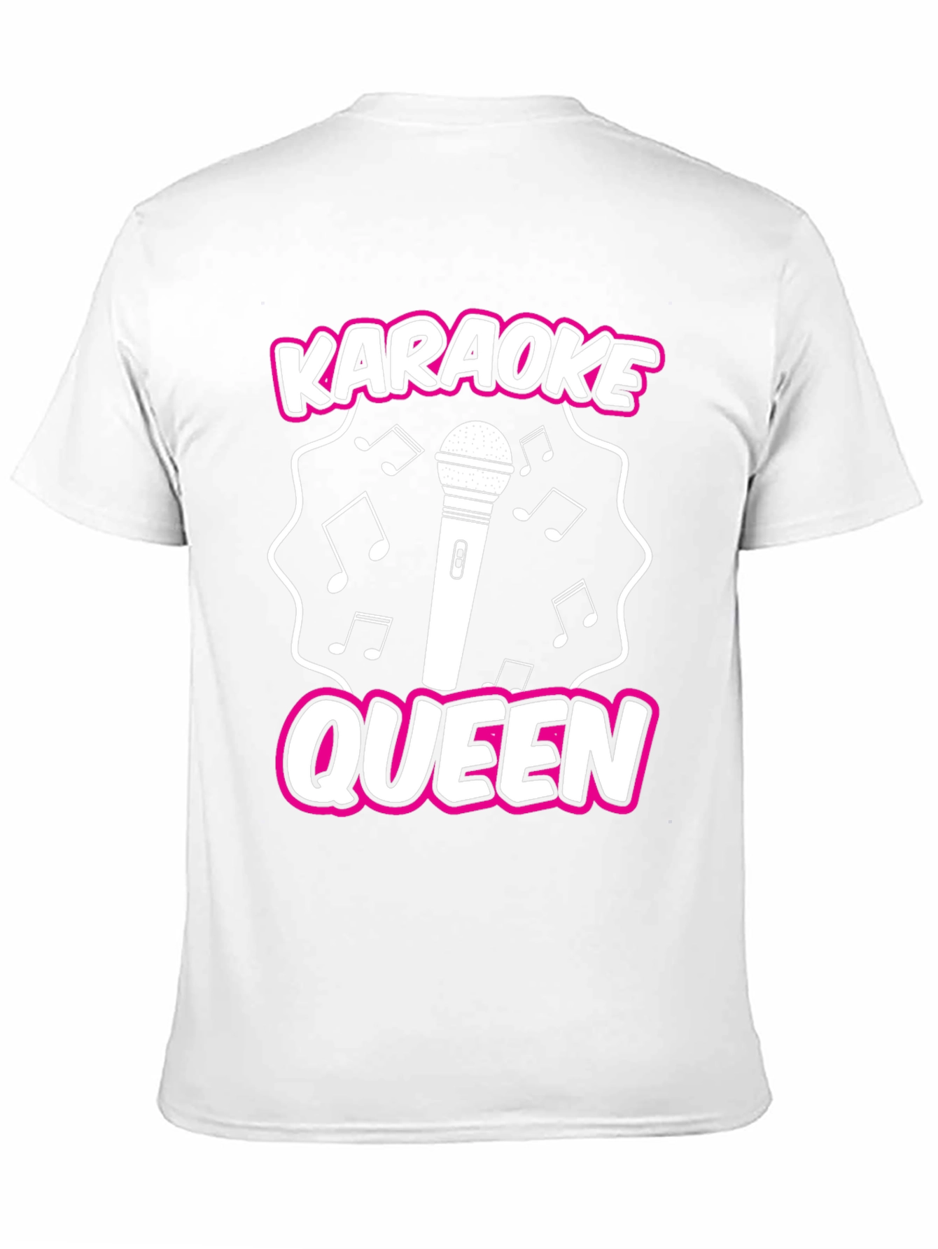 Karaoke Queen Graphic T-Shirt - Music Lover Tee