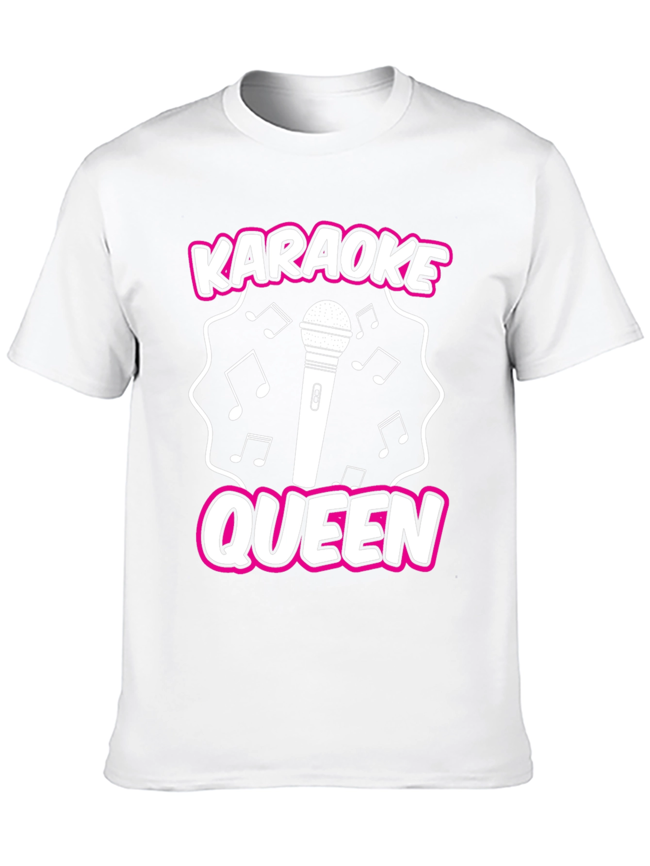 Karaoke Queen Graphic T-Shirt - Music Lover Tee