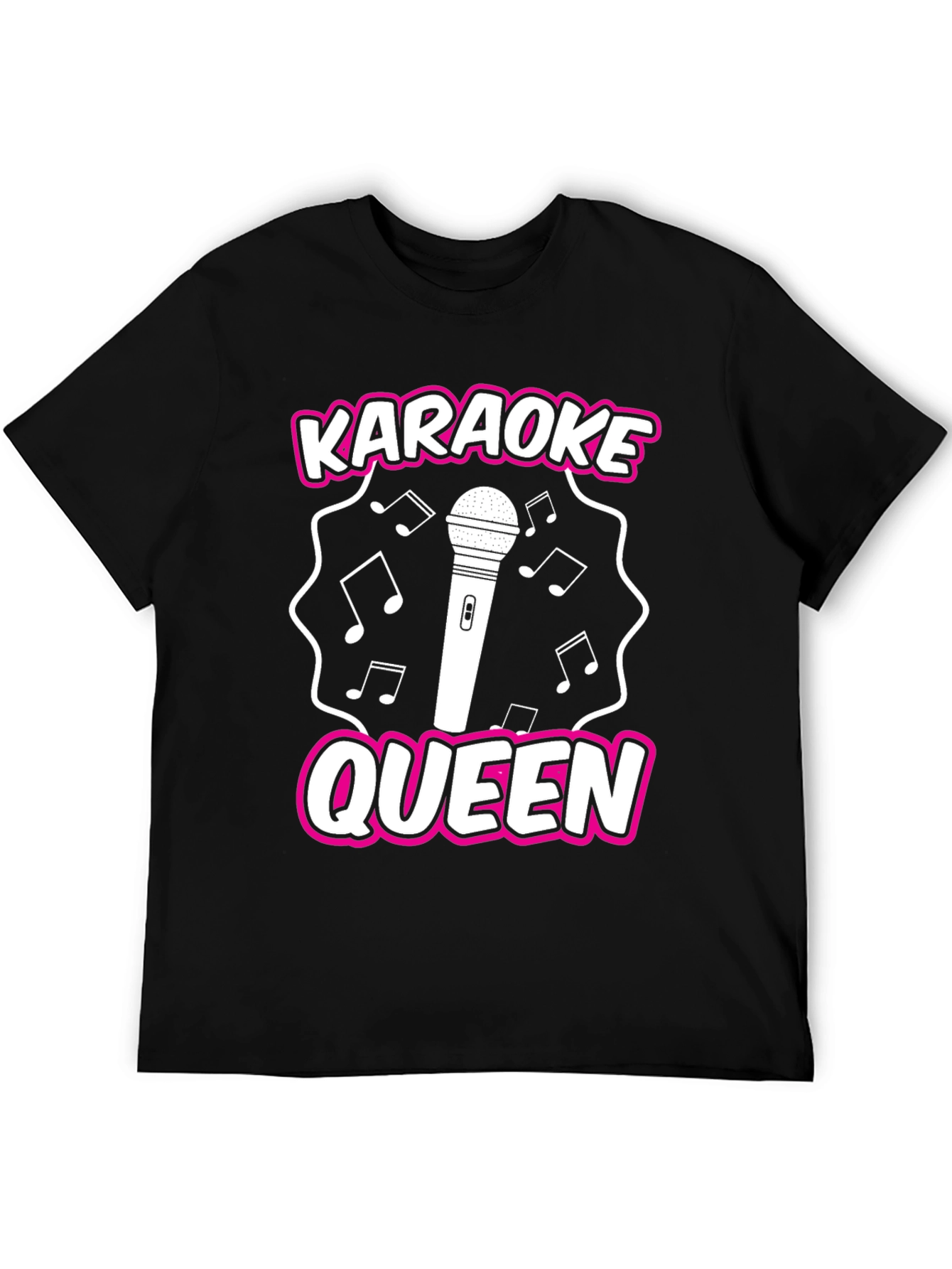 Karaoke Queen Graphic T-Shirt - Music Lover Tee
