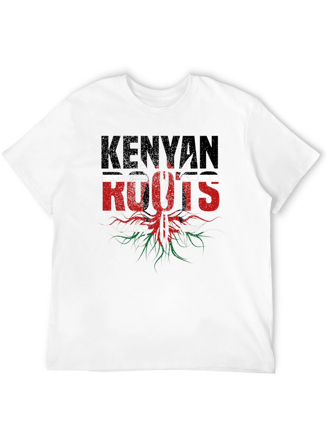 Kenyan Roots T-Shirt - Black Graphic Tee