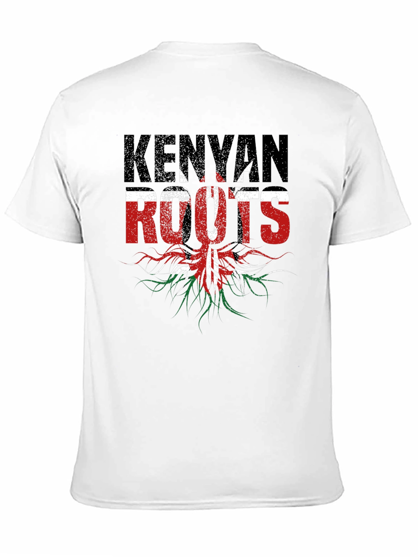 Kenyan Roots T-Shirt - Black Graphic Tee