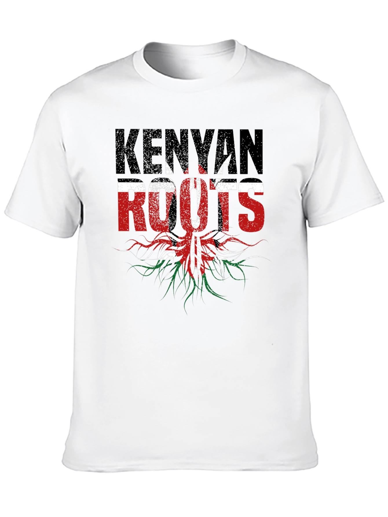 Kenyan Roots T-Shirt - Black Graphic Tee