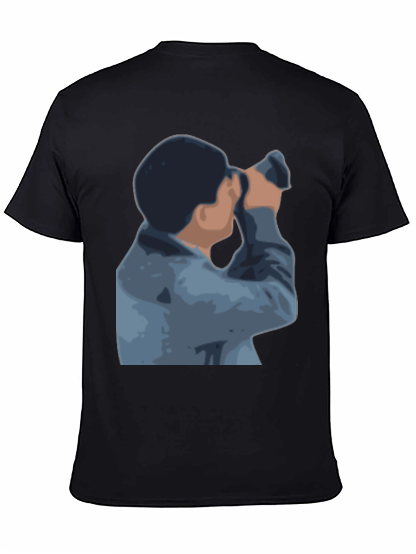 Binocular Gazer Graphic Tee - Modern Style