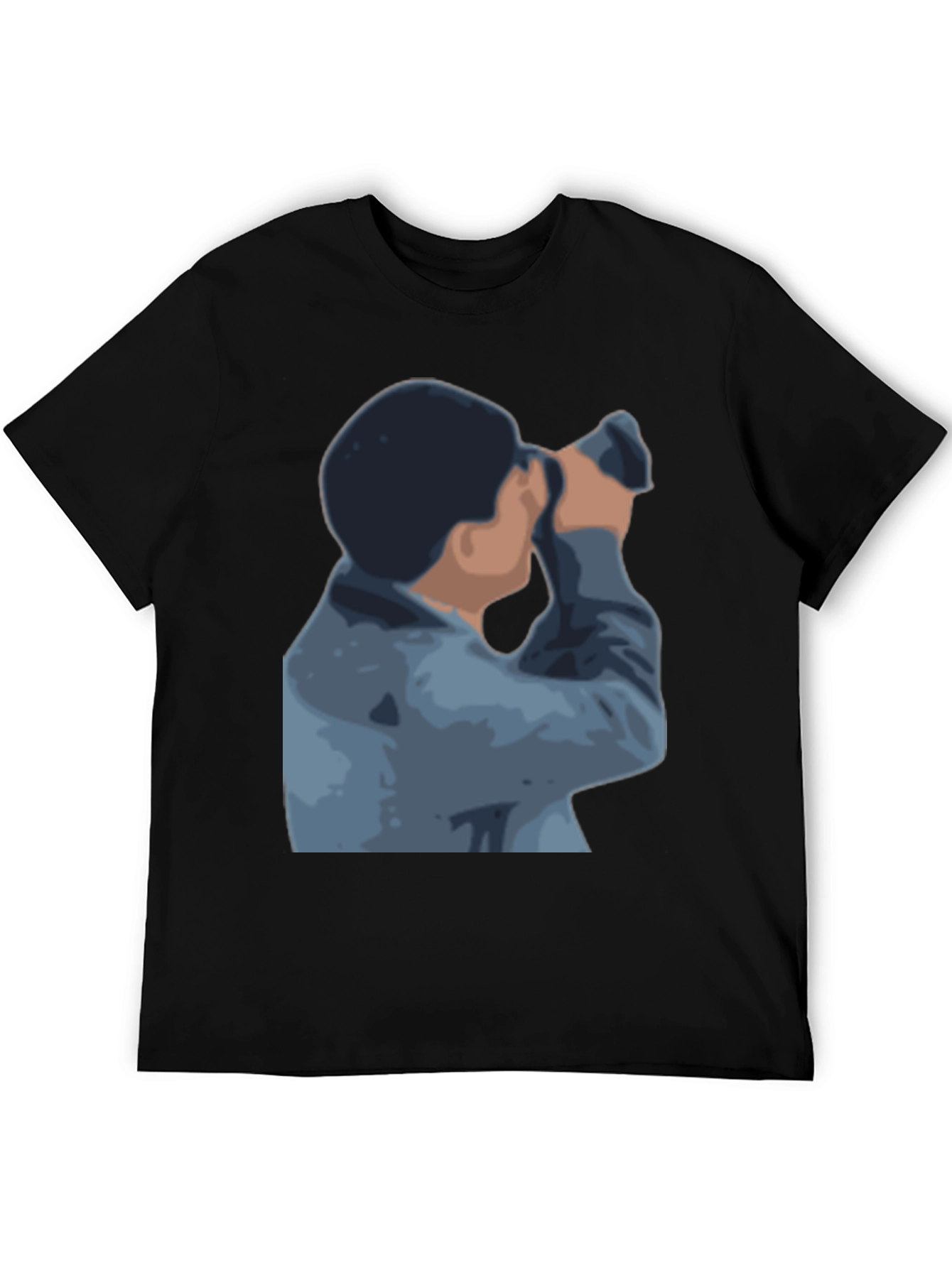 Binocular Gazer Graphic Tee - Modern Style