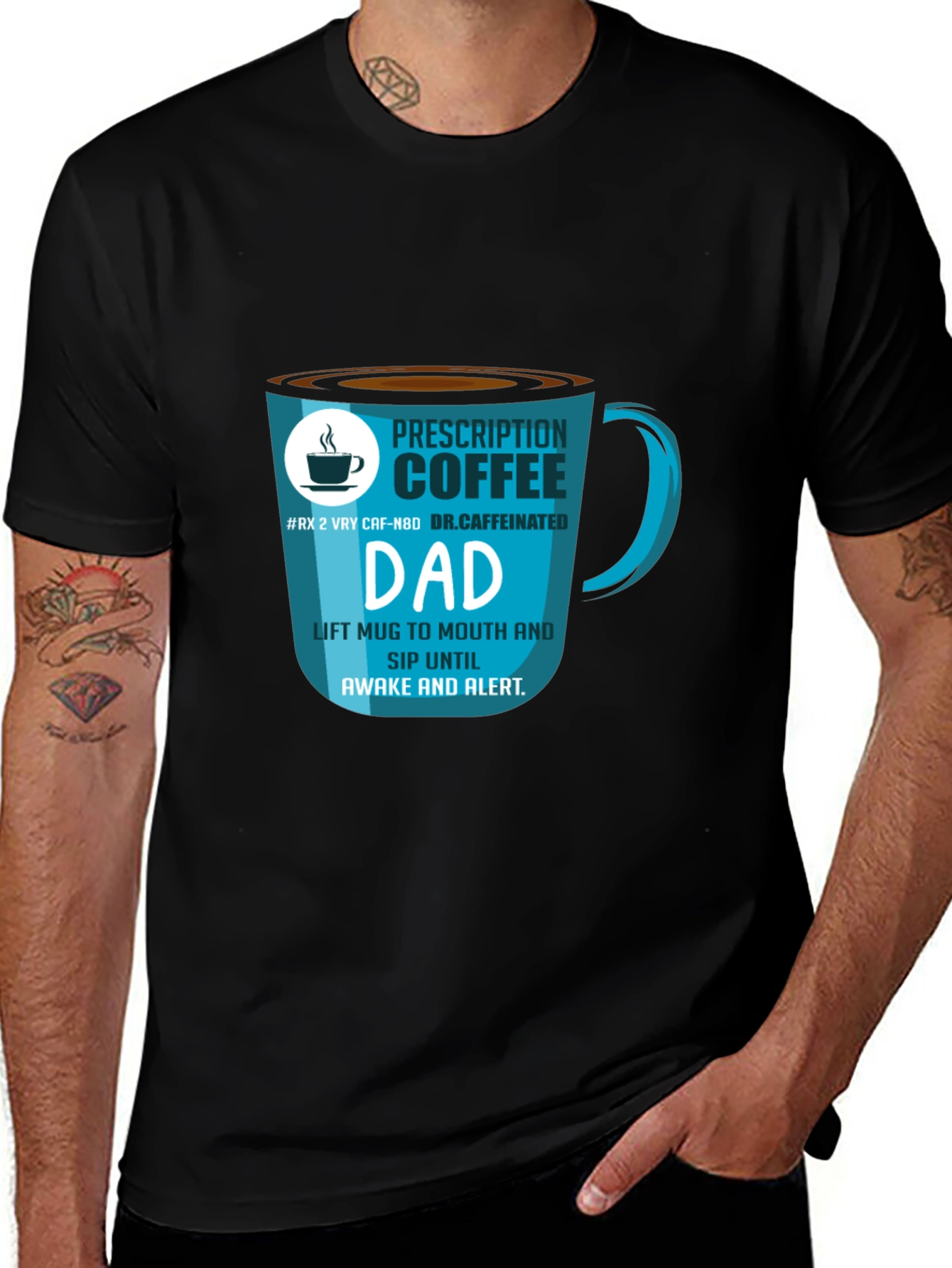 Prescription Coffee Dad T-Shirt