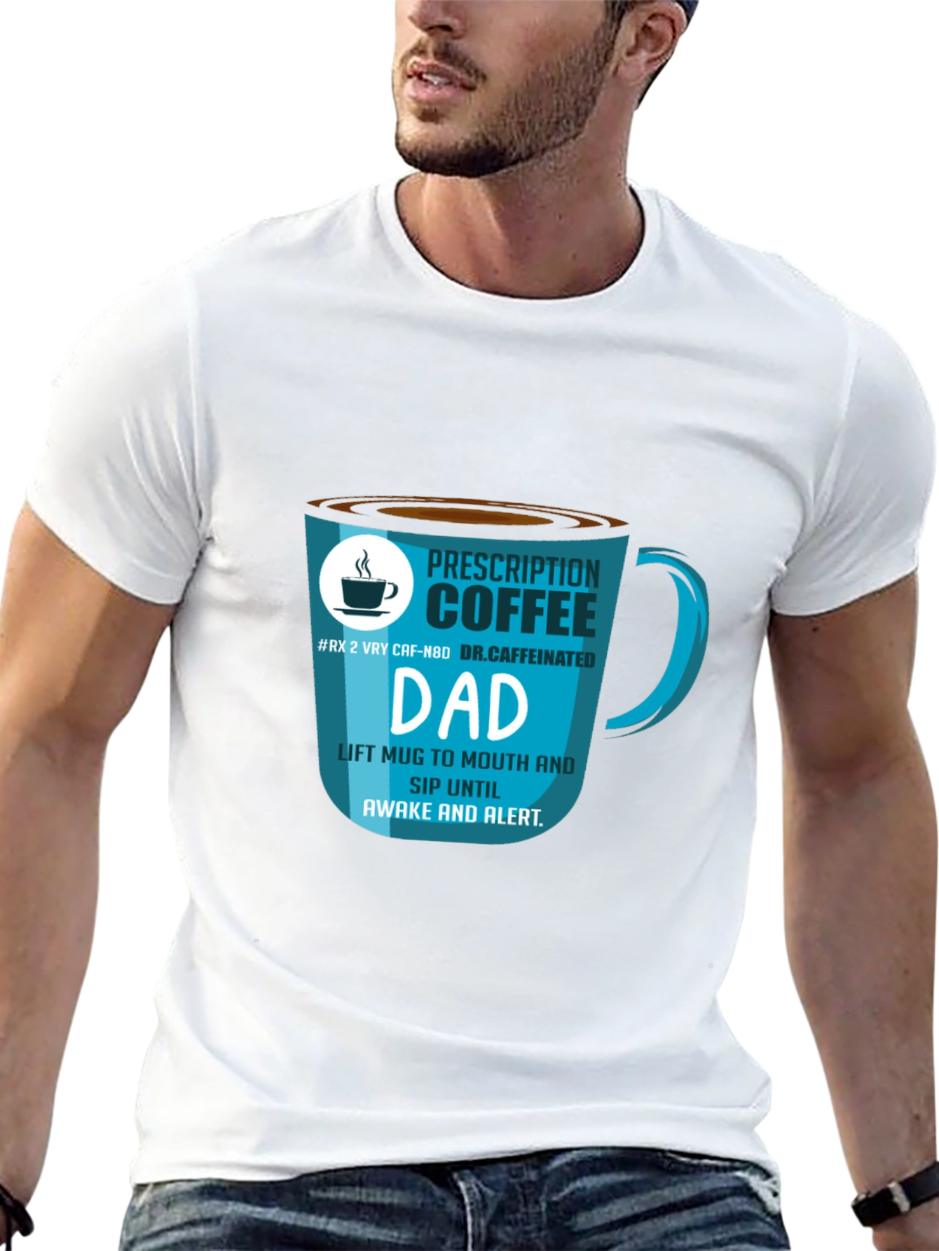 Prescription Coffee Dad T-Shirt