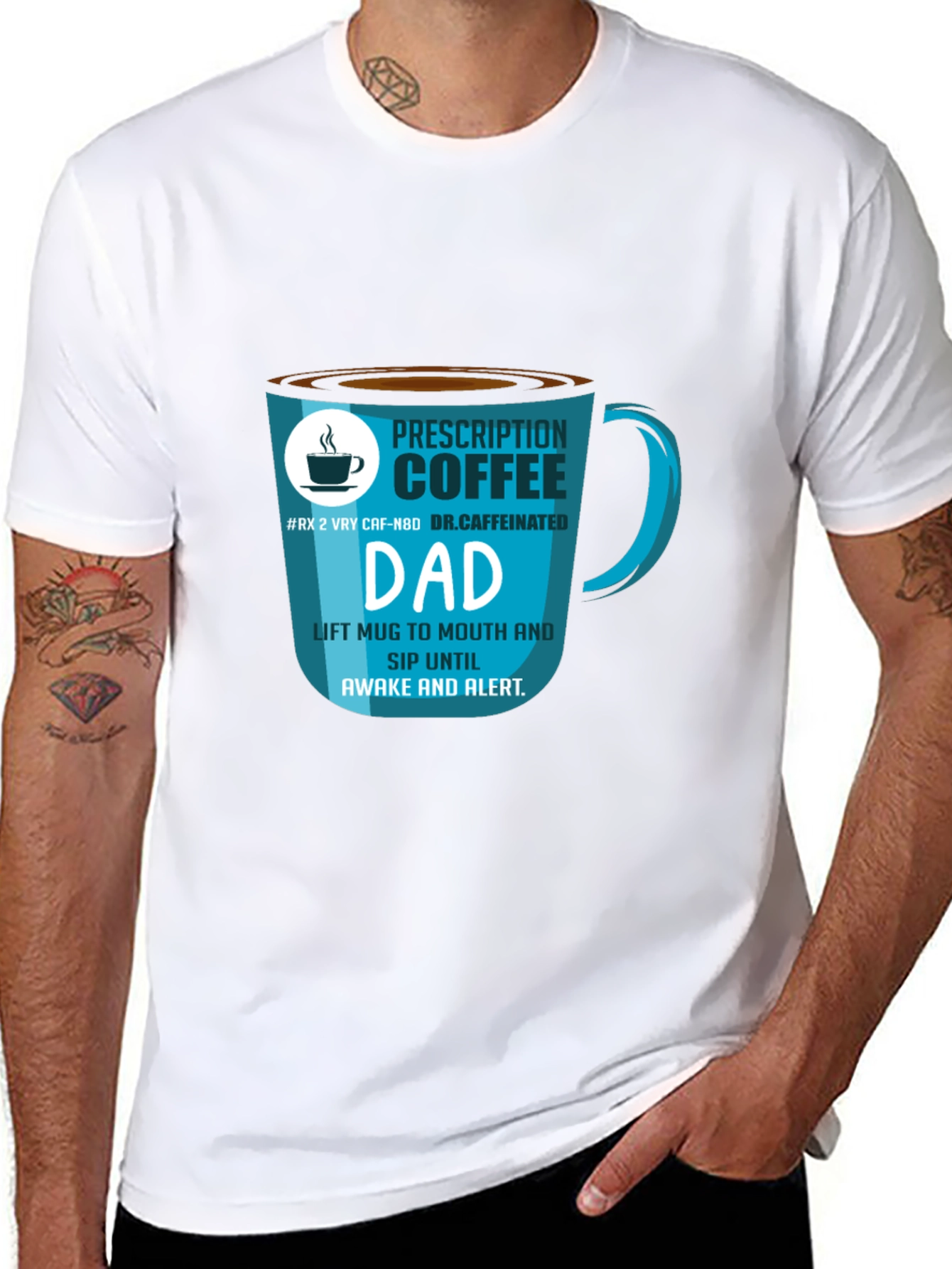 Prescription Coffee Dad T-Shirt