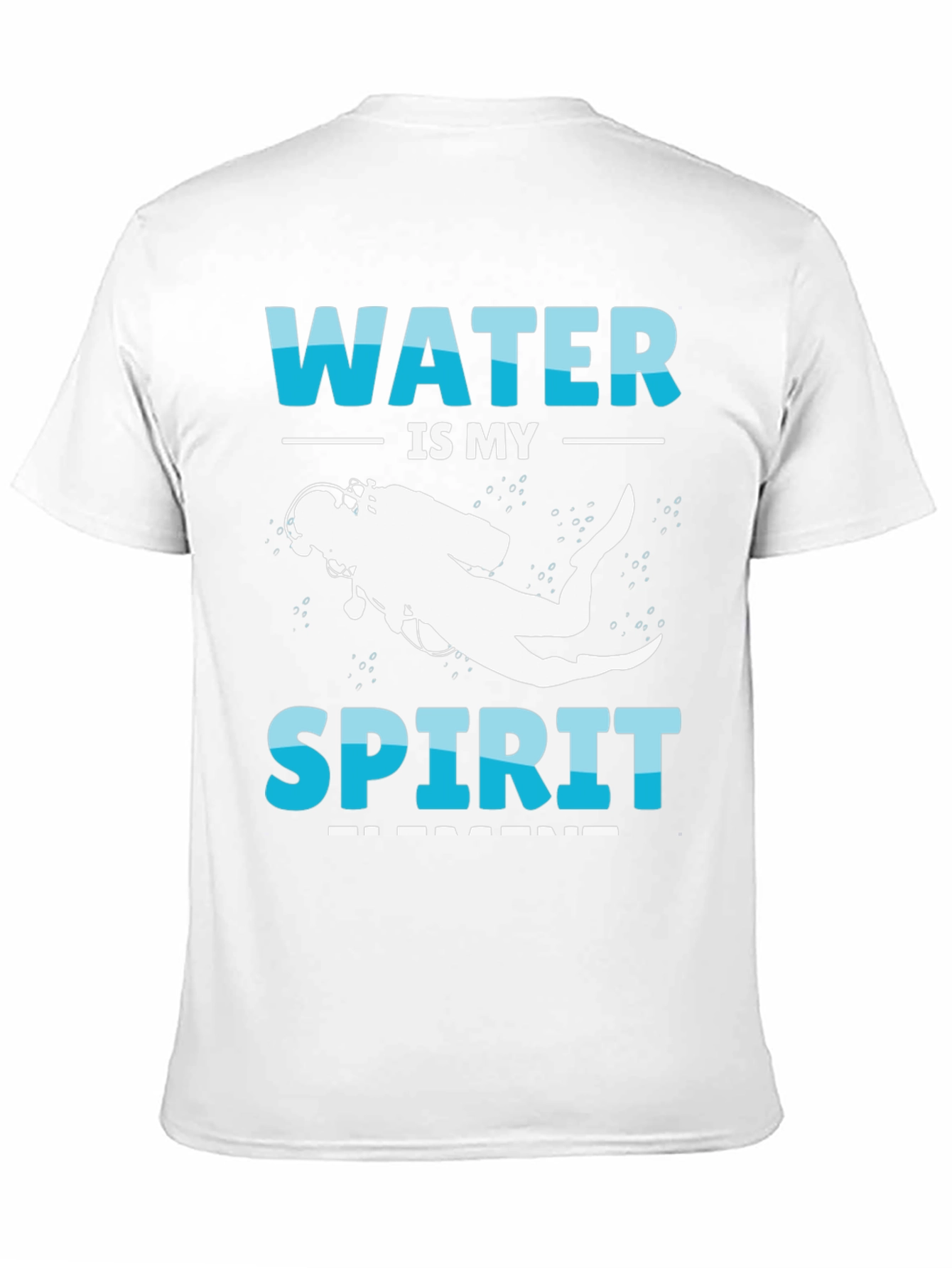 Water is My Spirit Scuba Diving T-Shirt