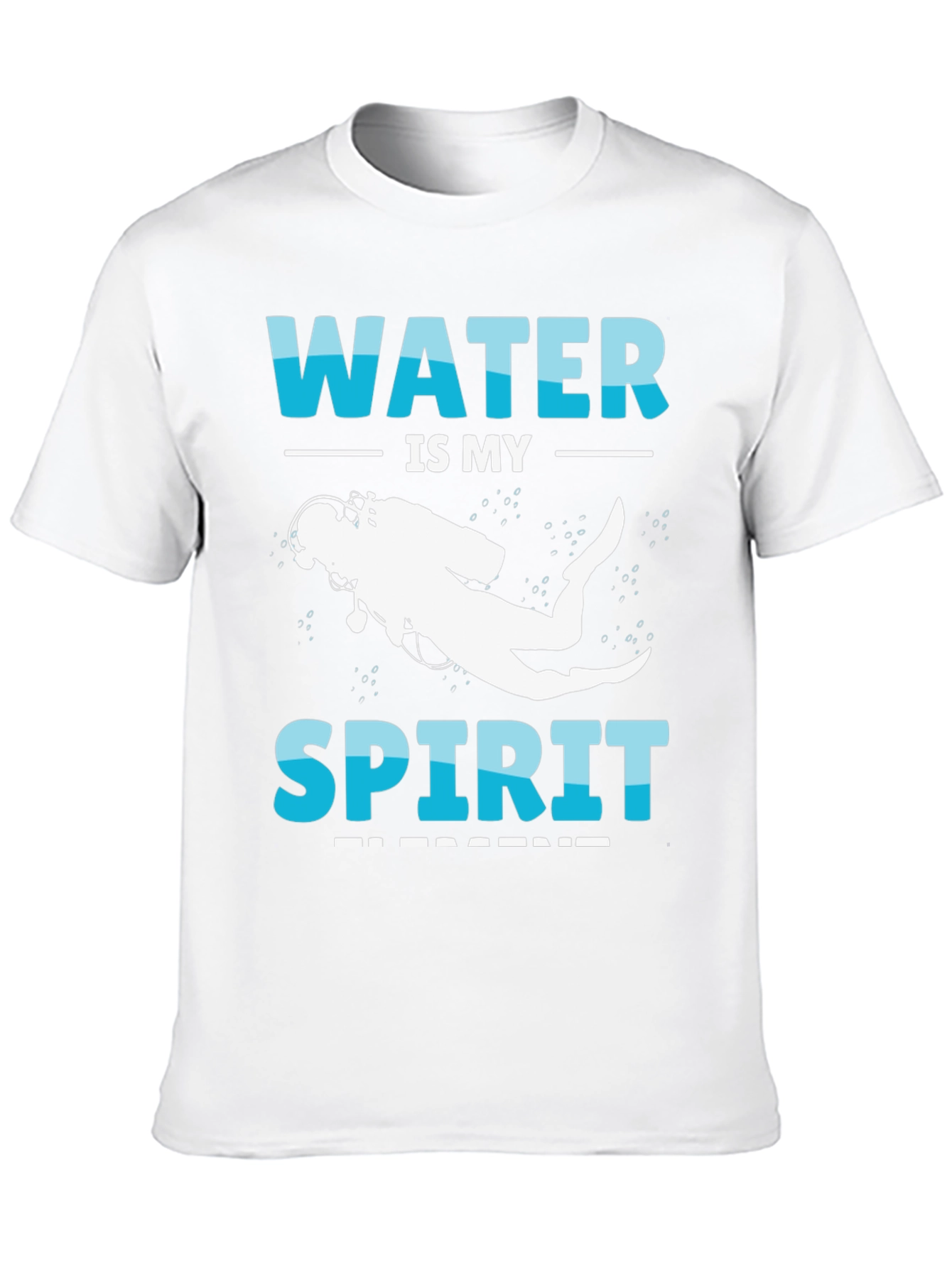 Water is My Spirit Scuba Diving T-Shirt