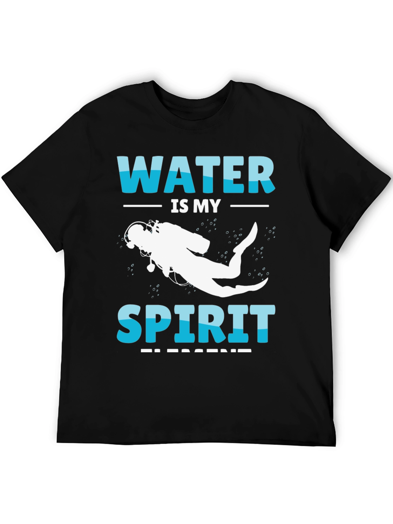 Water is My Spirit Scuba Diving T-Shirt
