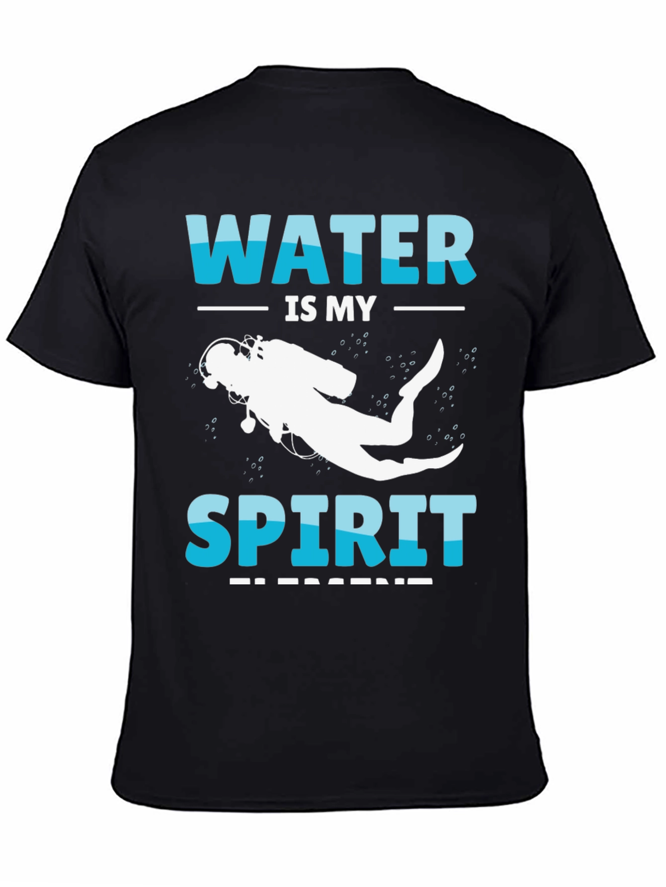 Water is My Spirit Scuba Diving T-Shirt