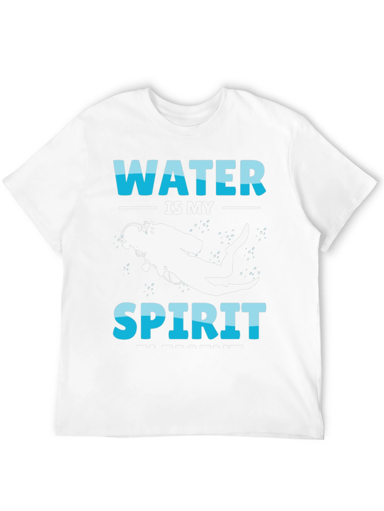 Water is My Spirit Scuba Diving T-Shirt