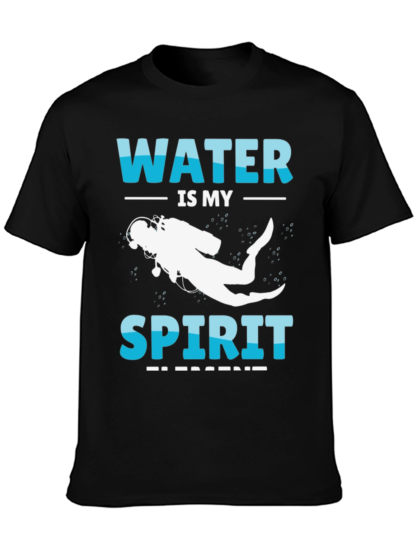Water is My Spirit Scuba Diving T-Shirt