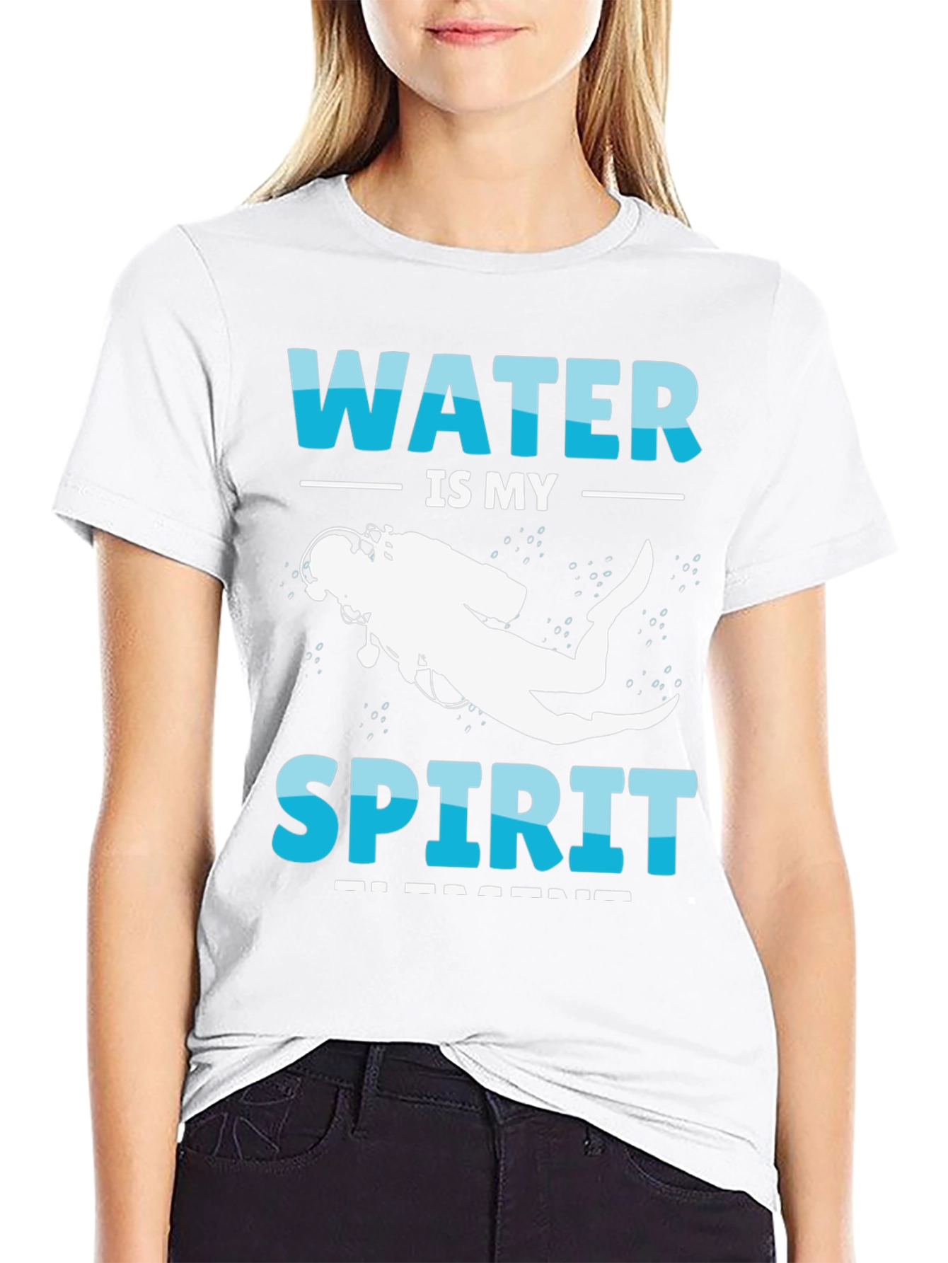 Water is My Spirit Scuba Diving T-Shirt