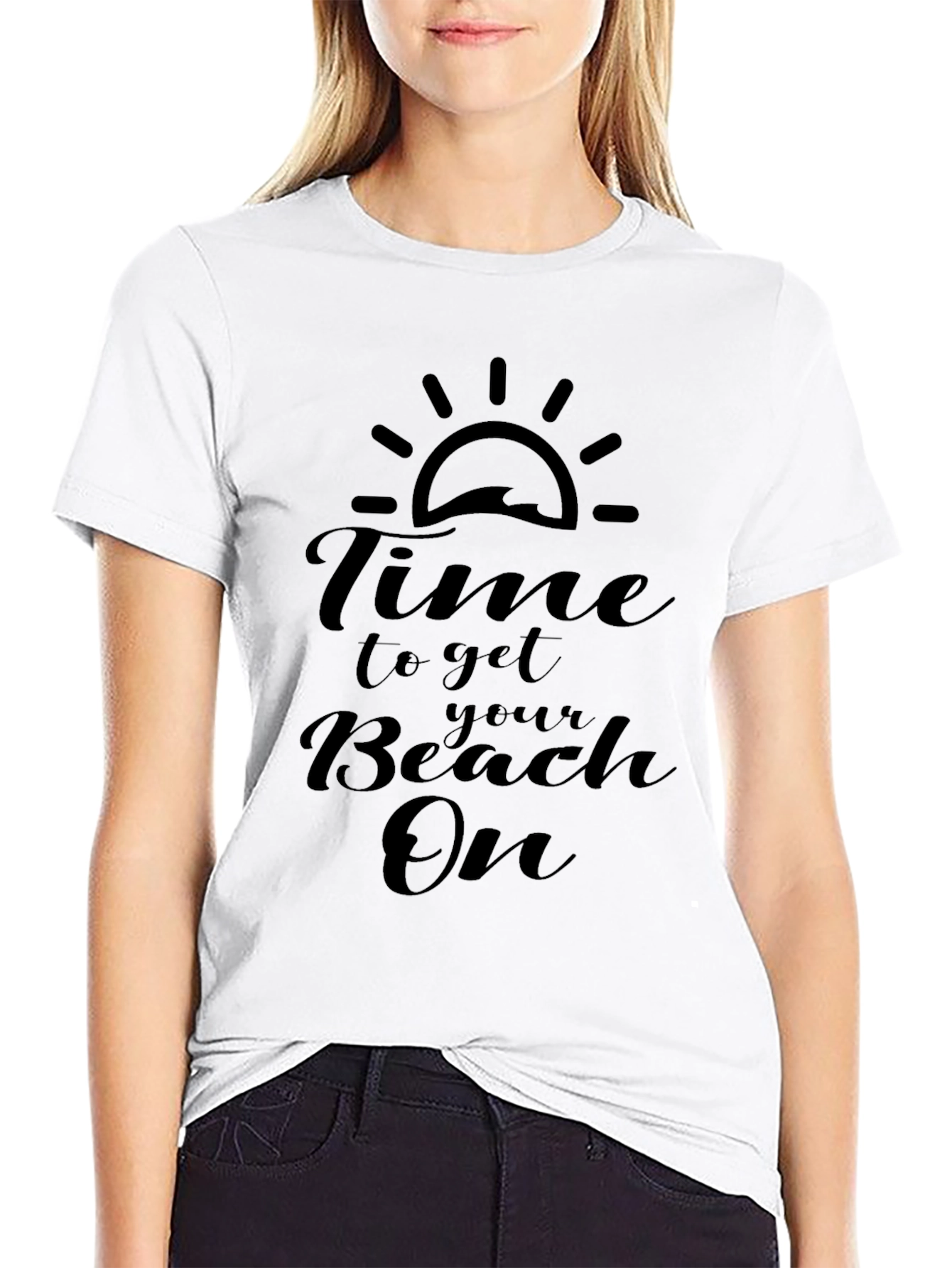 Time to Beach On Graphic Tee