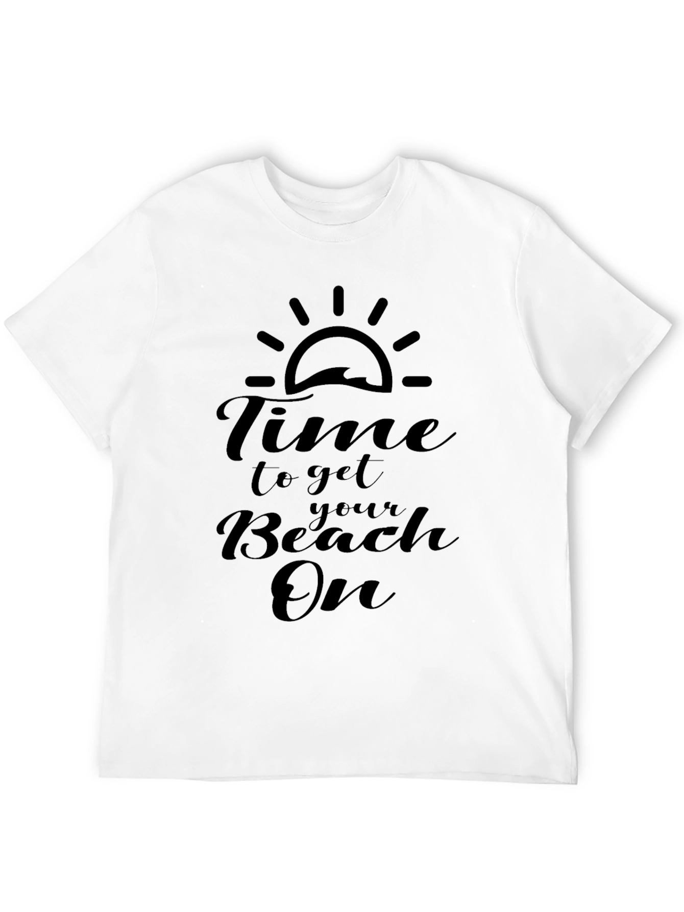 Time to Beach On Graphic Tee