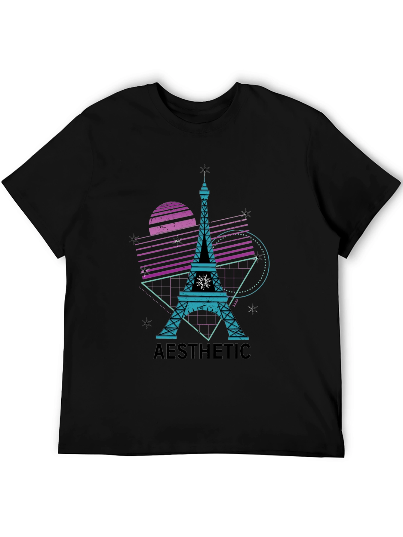 Aesthetic Paris Eiffel Tower Graphic Tee