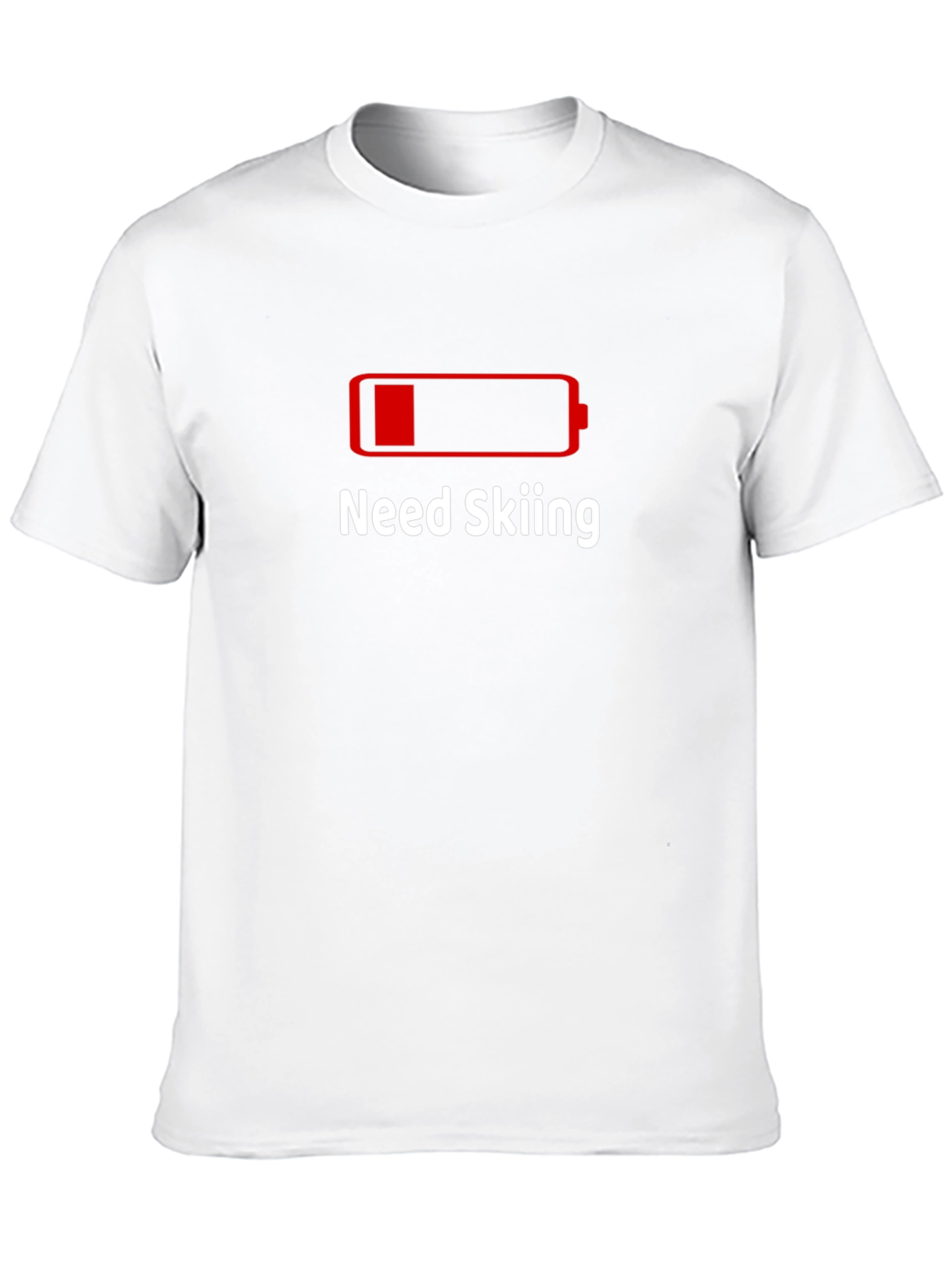 Need Skiing Battery Graphic Tee - Black