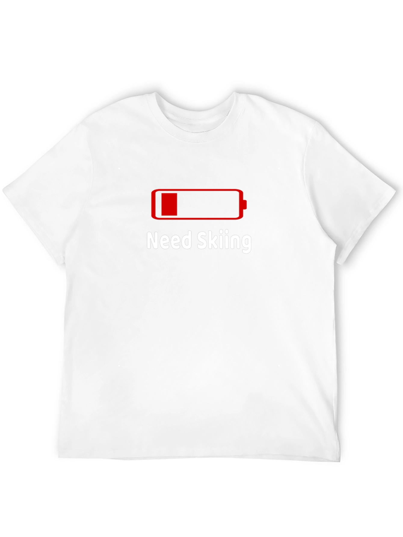 Need Skiing Battery Graphic Tee - Black