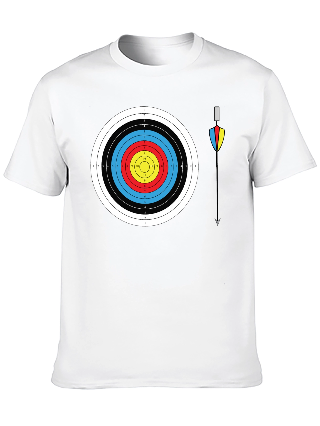 Archery Target Graphic Tee - Bullseye Design
