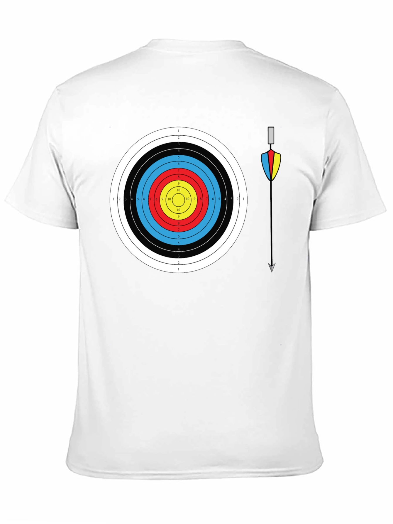 Archery Target Graphic Tee - Bullseye Design